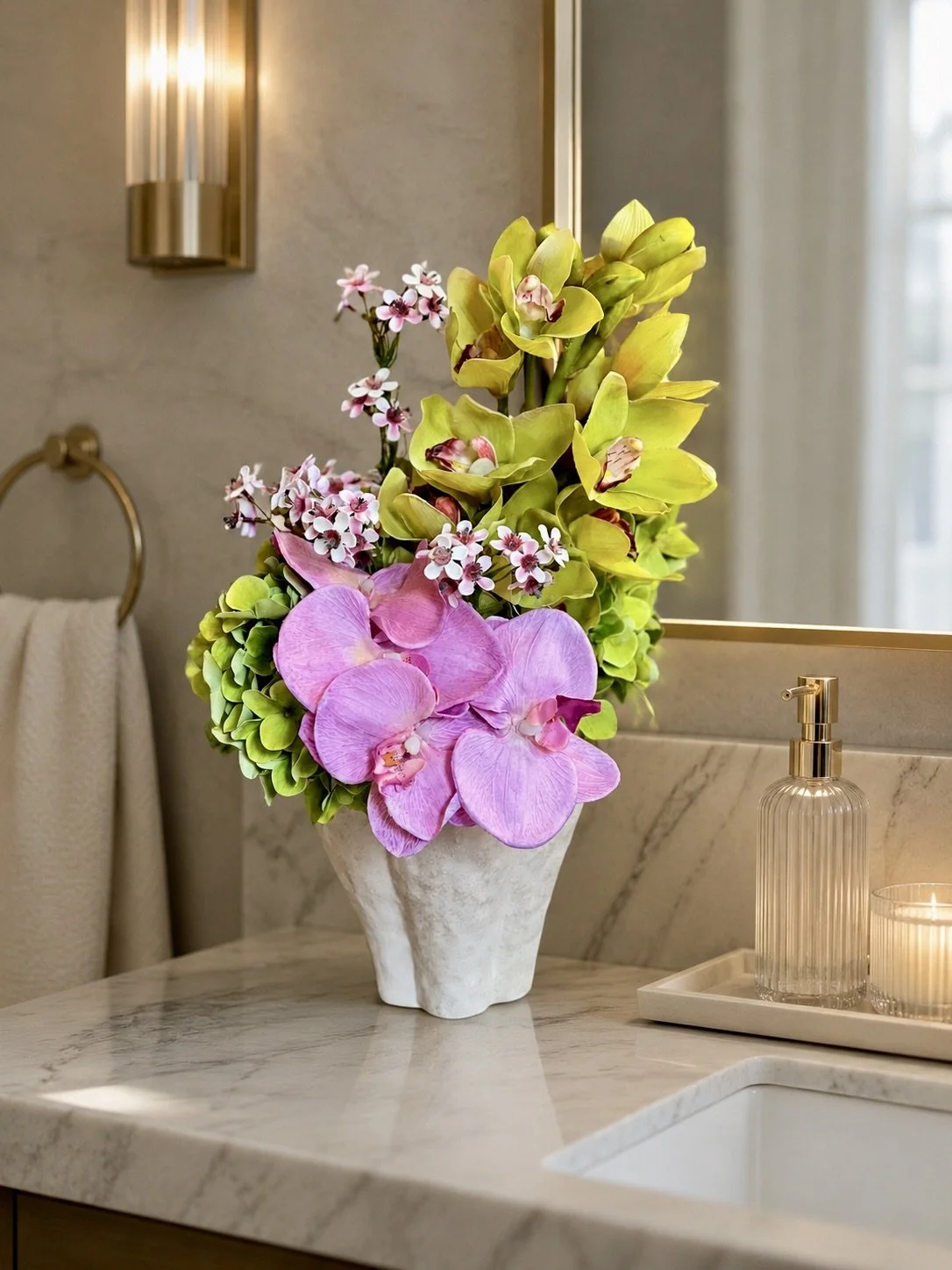 Luna Medium - Faux Flower Arrangement - Sold Out