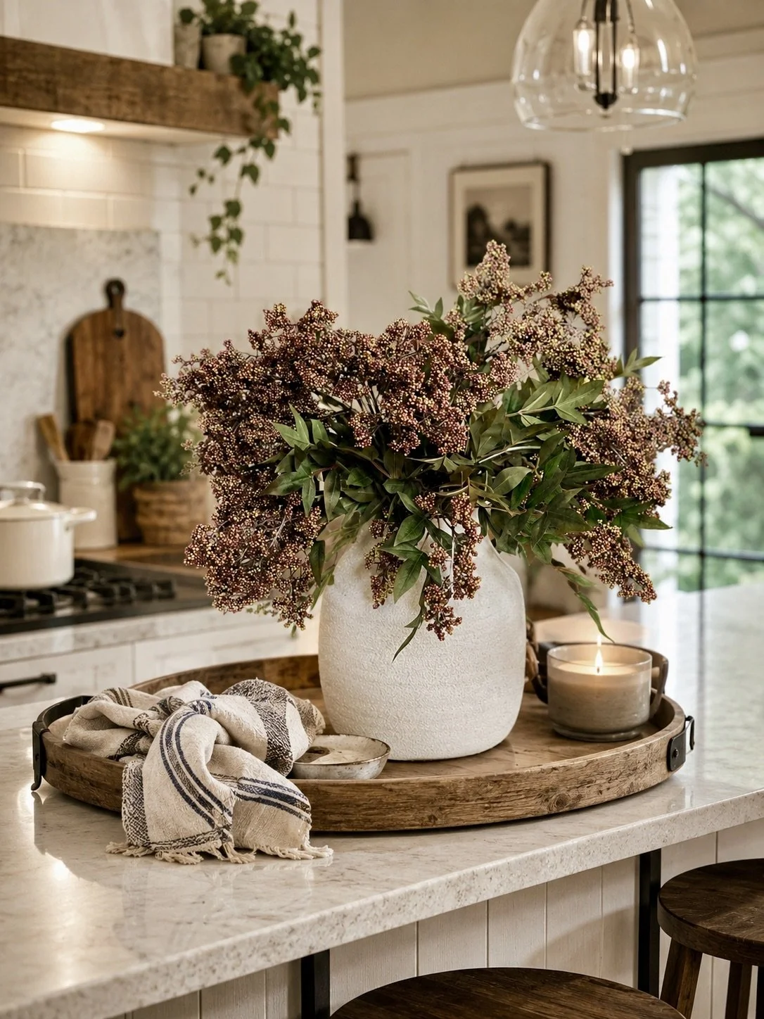 Berry Luxe - Faux Flower Arrangement