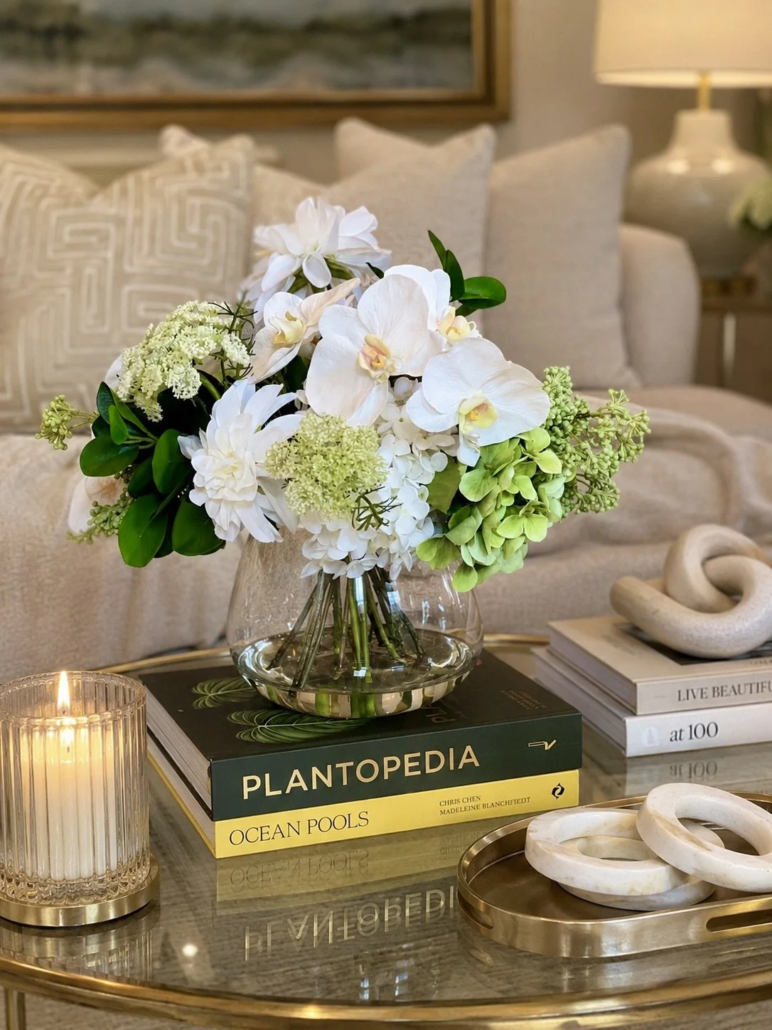 Botanical Garden - Faux Flower Arrangement