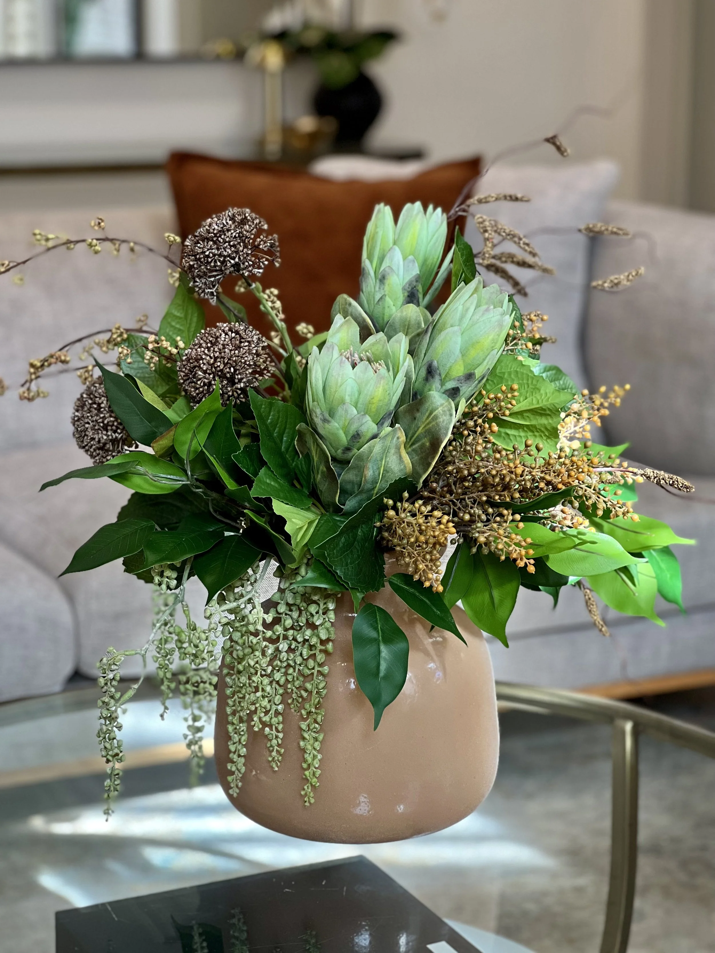 Birch & Bloom - Faux Flower Arrangement - Large