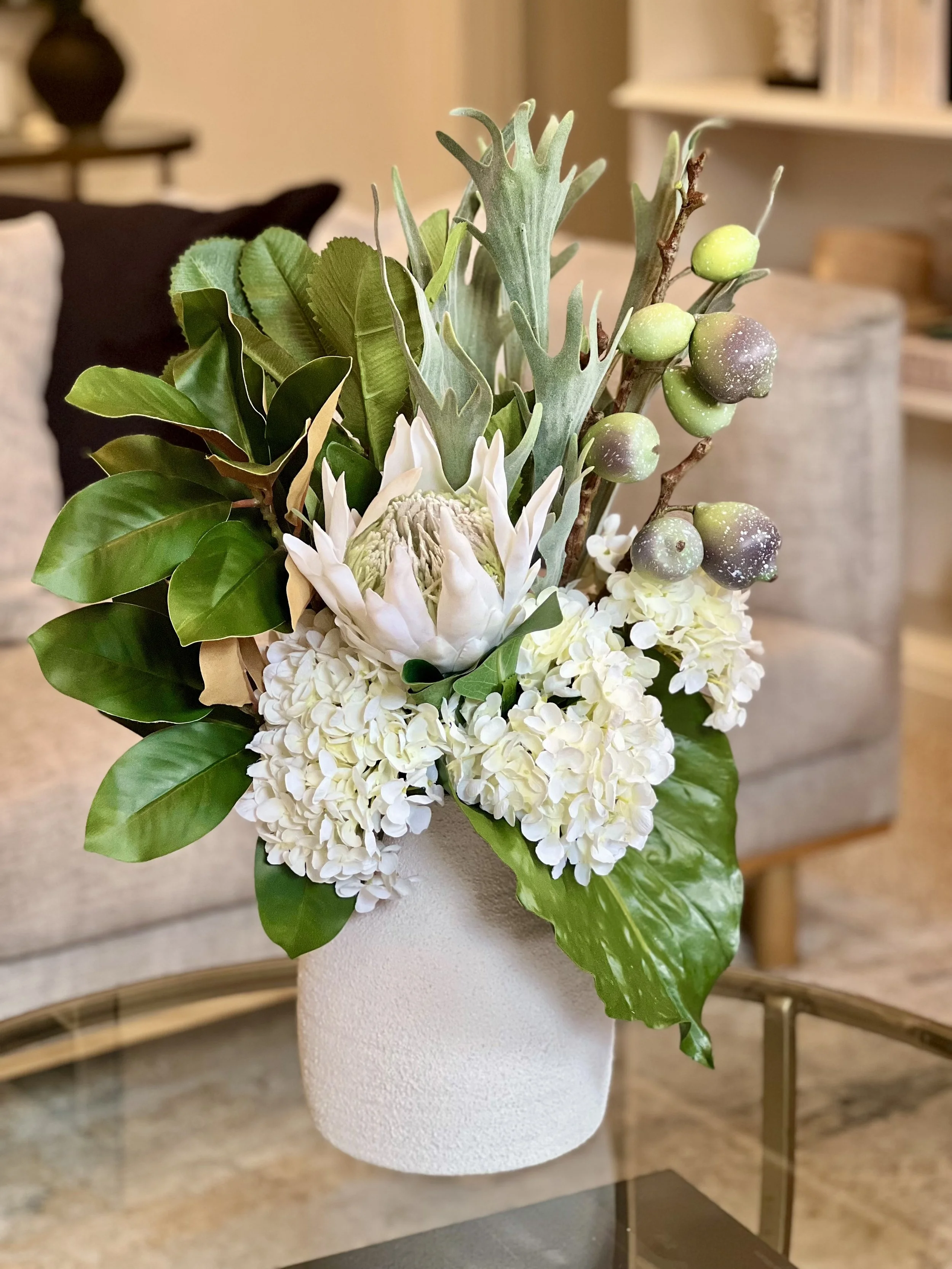 Palm House - Faux Flower Arrangement