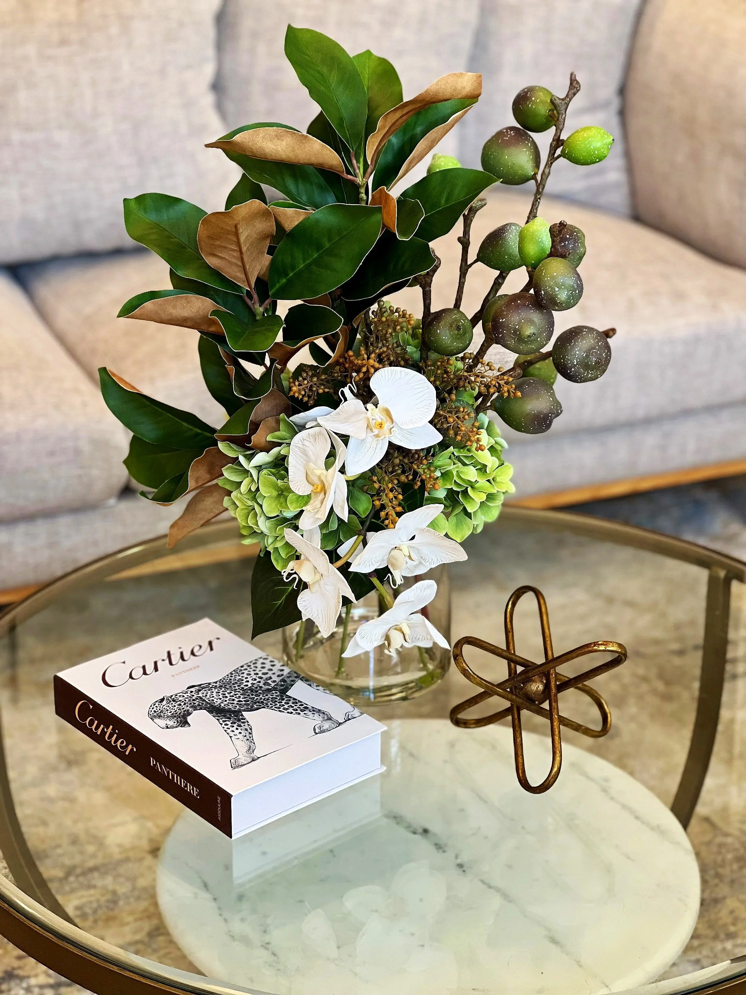 Botanical Medium - Faux Flower Arrangement
