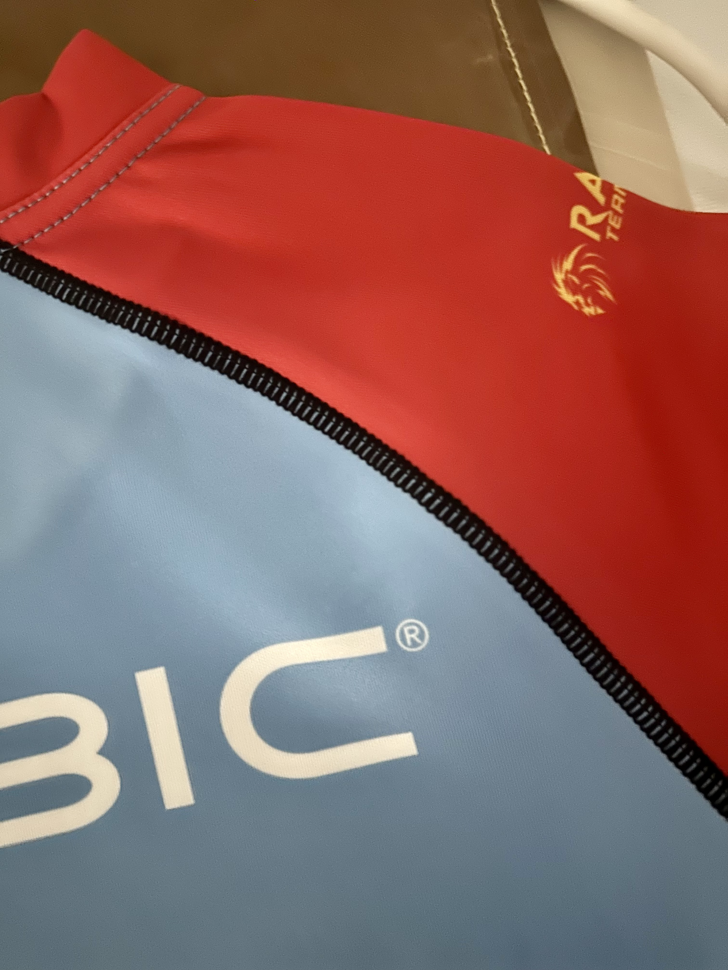 Flatlock Accent Stitching and Graphic Resolution detail