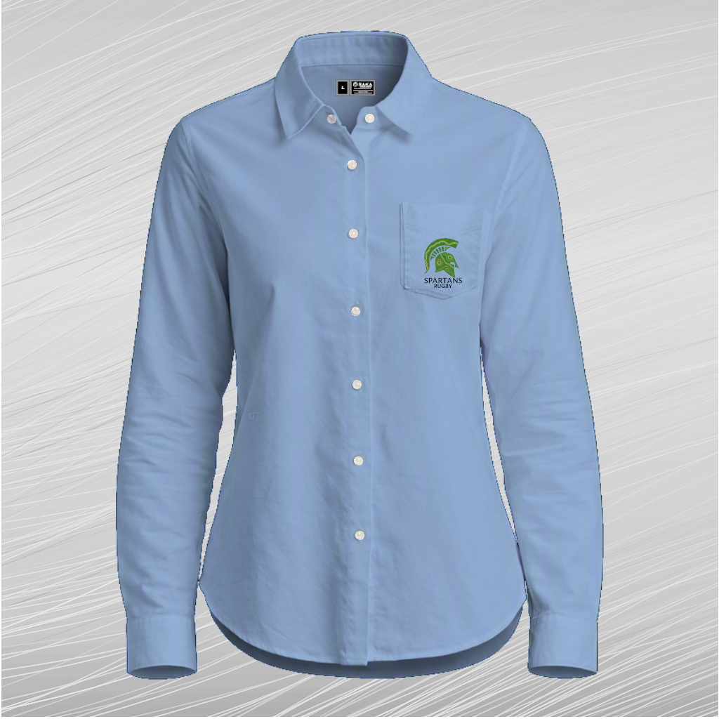 3D mockup Oxford Shirt Women front.png
