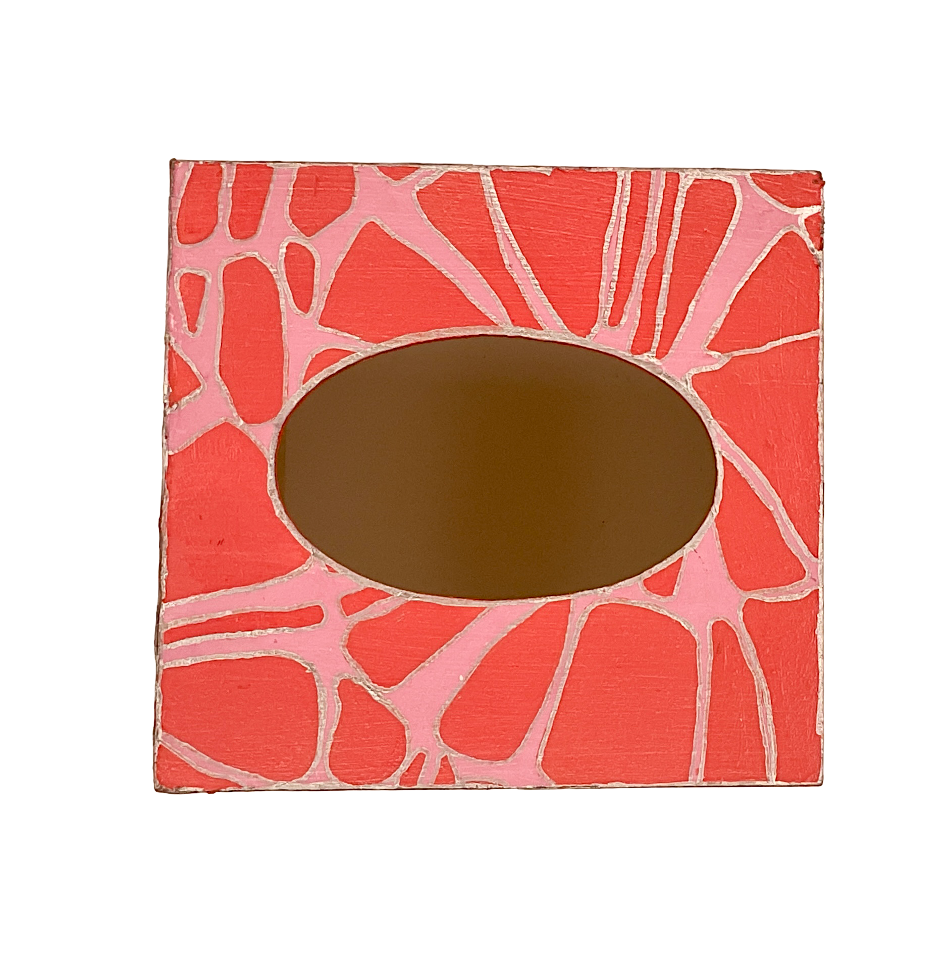 A close-up of the tissue box cover panel.