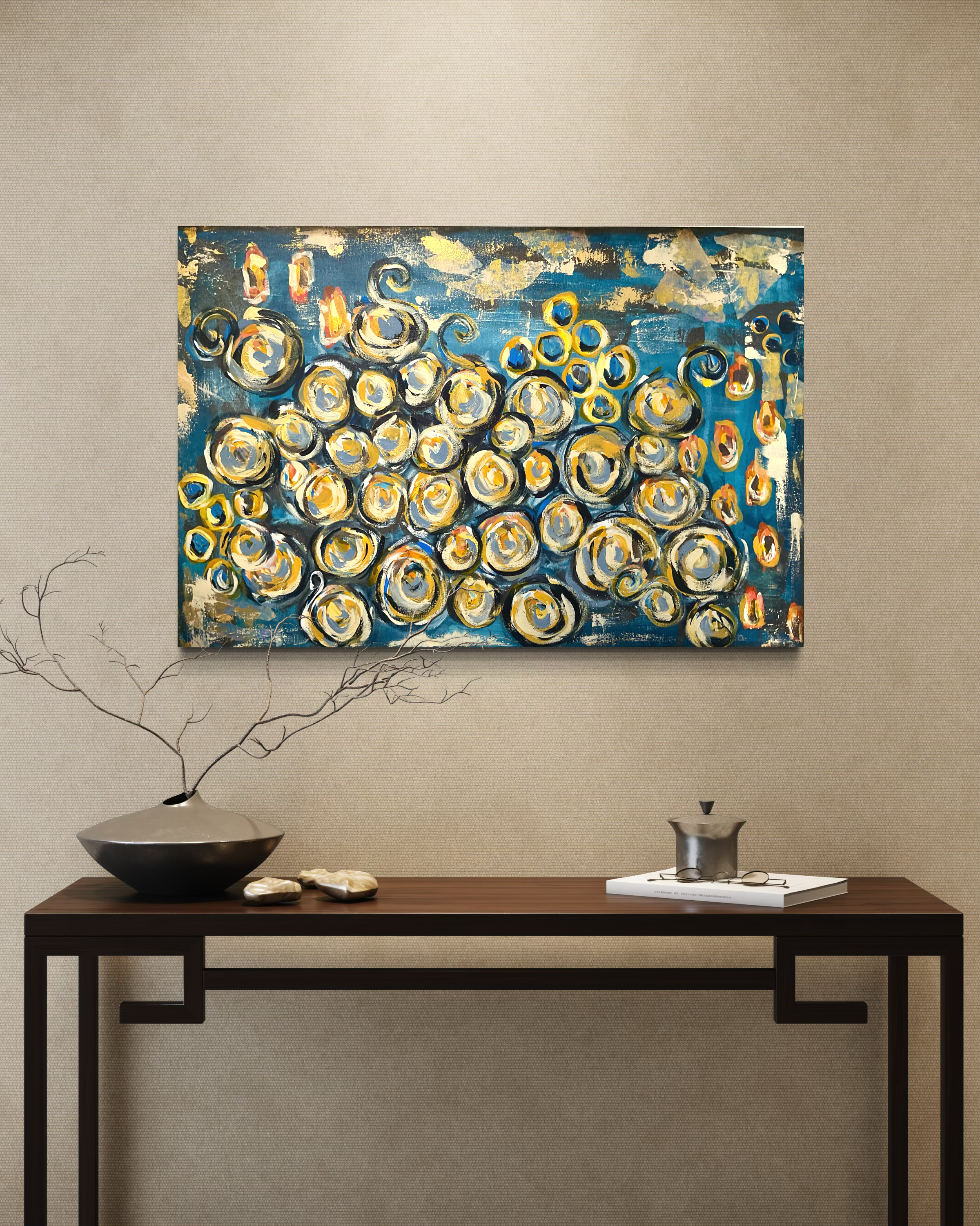 On the Half Shell - Coastal Abstract Art