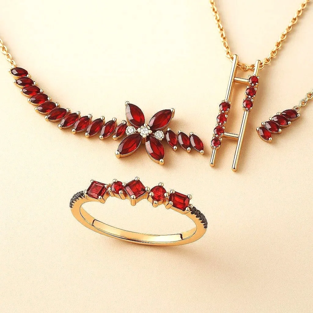The Kiss of Moldavite: Where Garnet Fire Meets Celestial Energy 