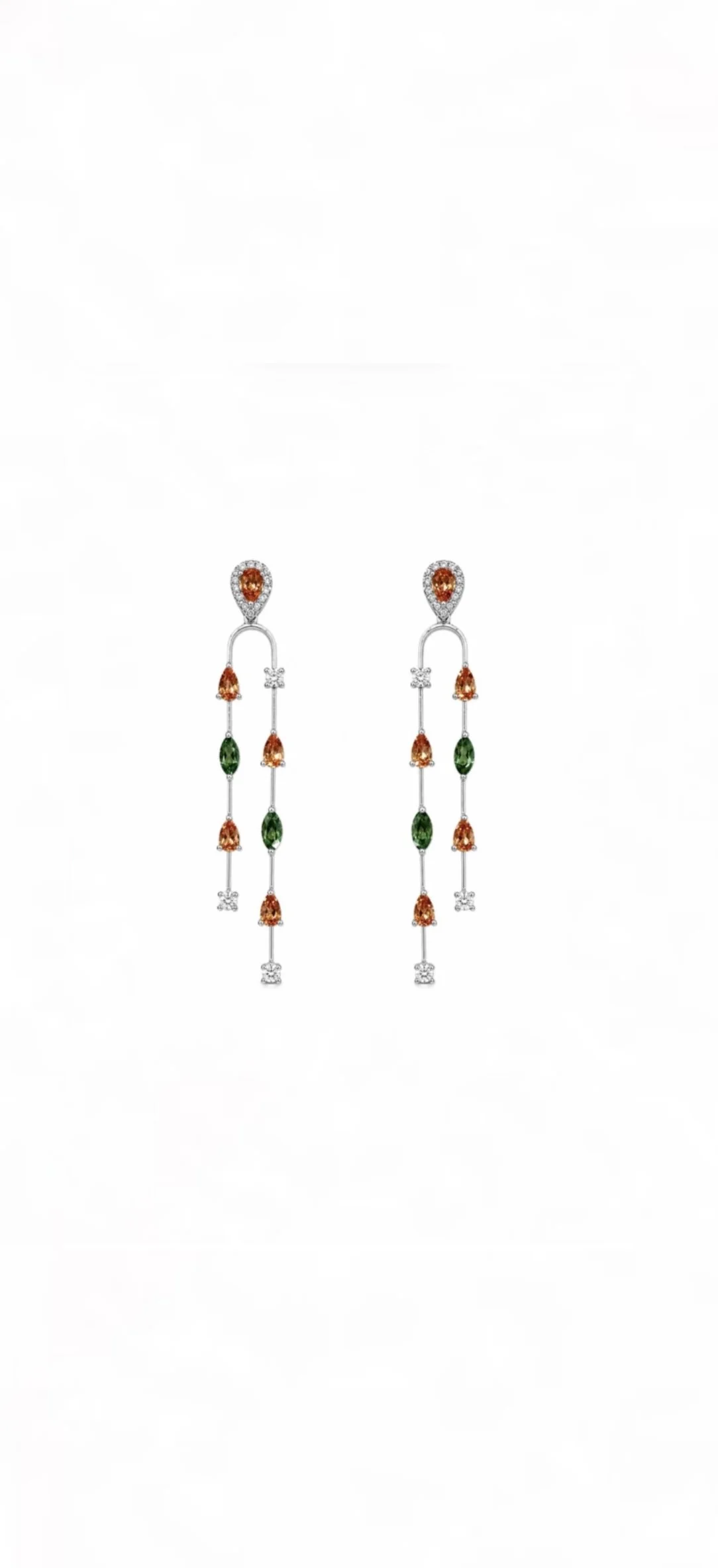 RG149 Whitegold perdt,mndrn Earring RIXA