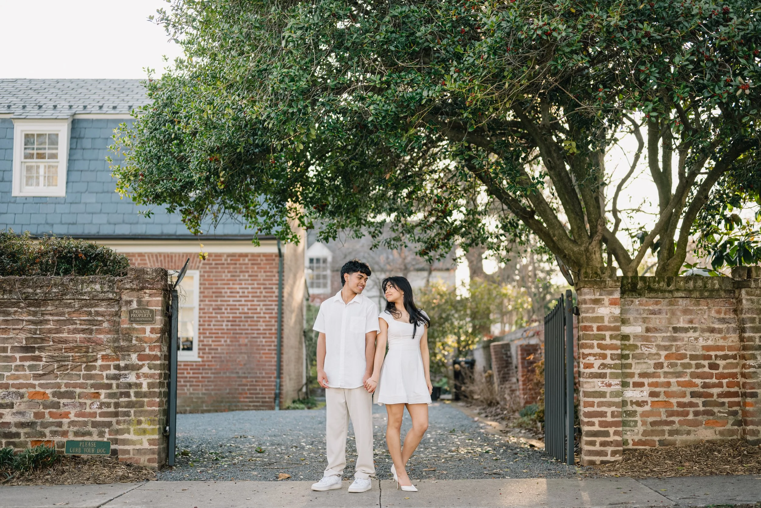 Engagement session in Downtown Fredericksburg, VA