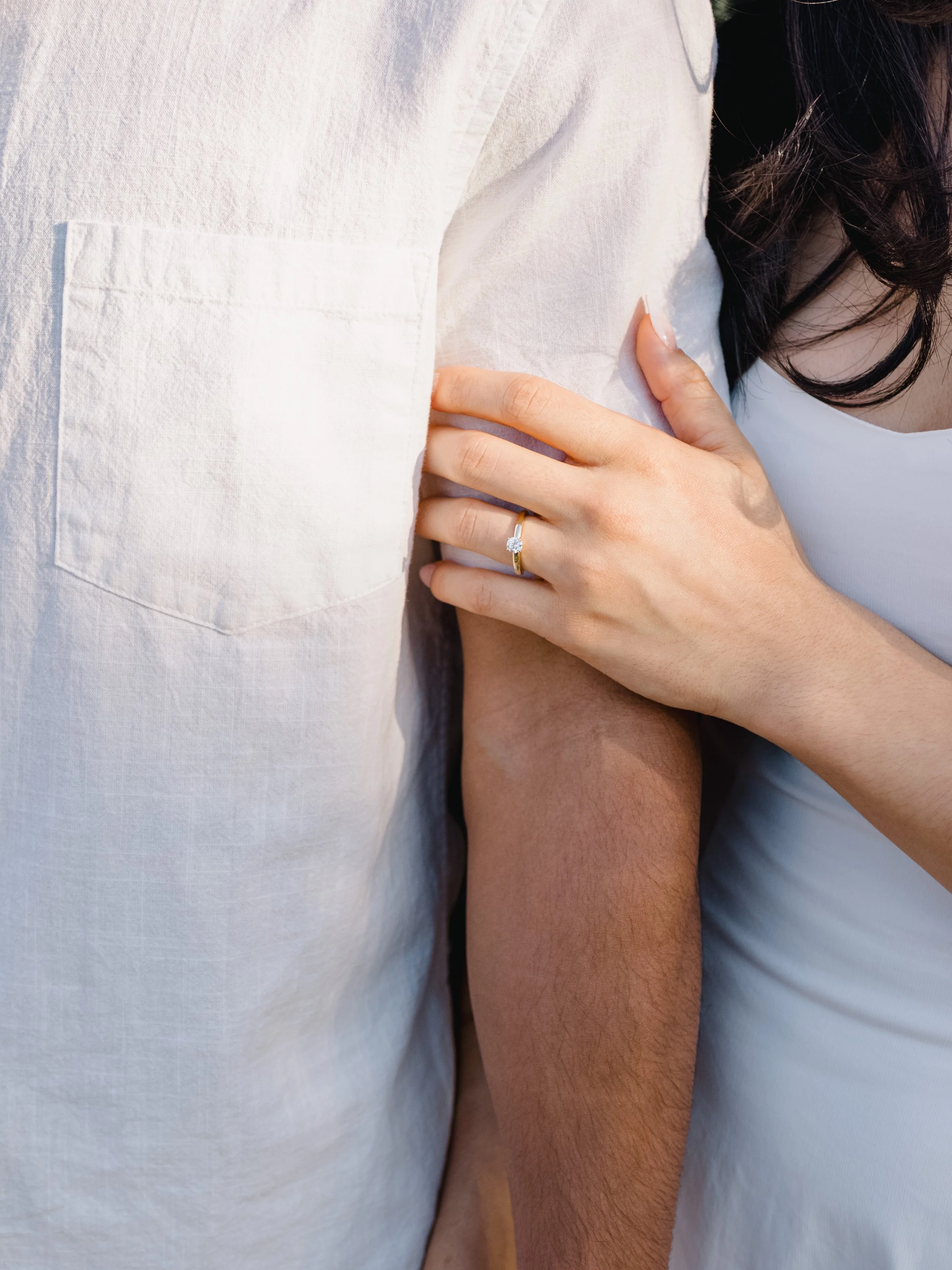 Engagement session in Downtown Fredericksburg, VA