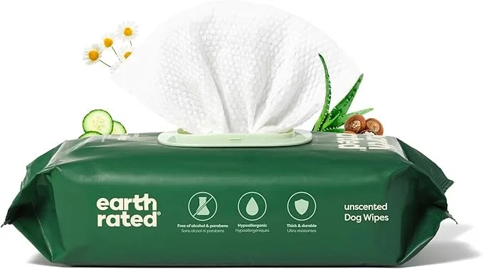 Dog Wipes from Earth Rated