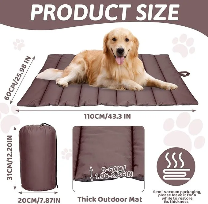 Foldable, Washable Dog Mat