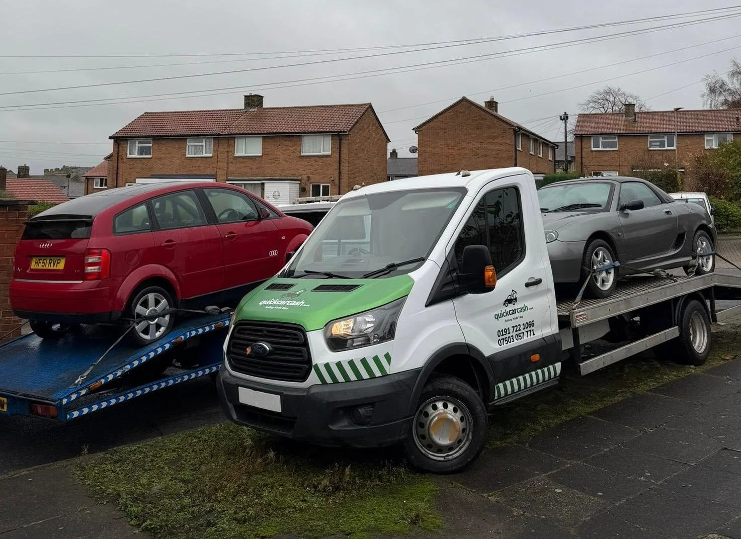 Quick Car Cash Van At your service North east England