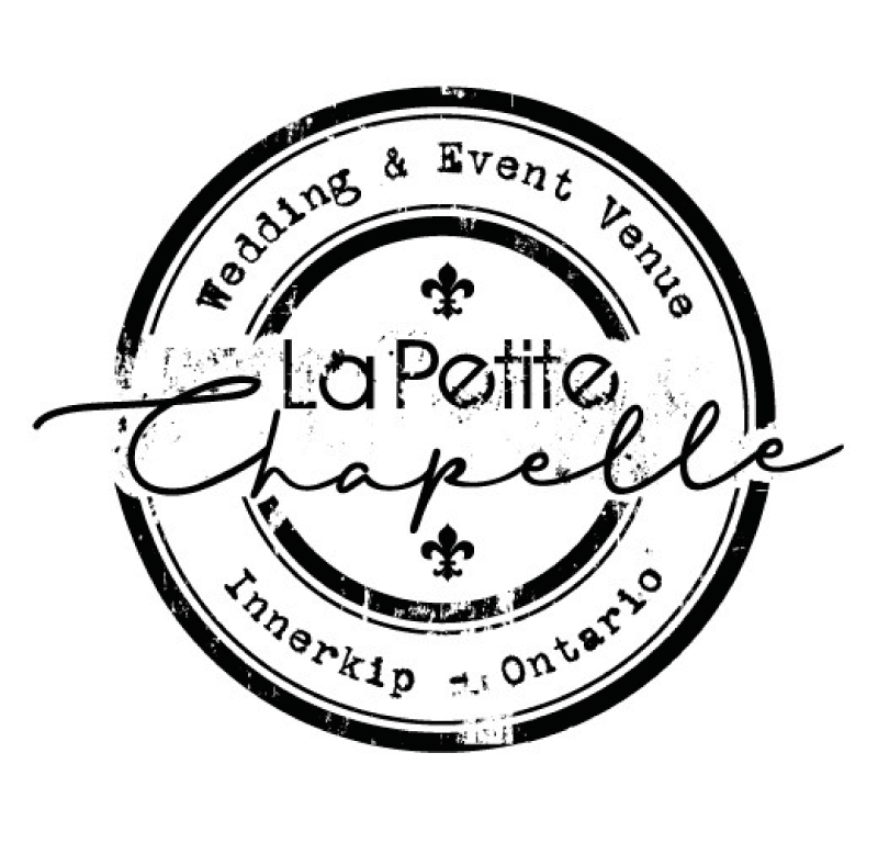 Logo for La Petite Chapelle wedding and event venue in Thunder Bay, Ontario.
