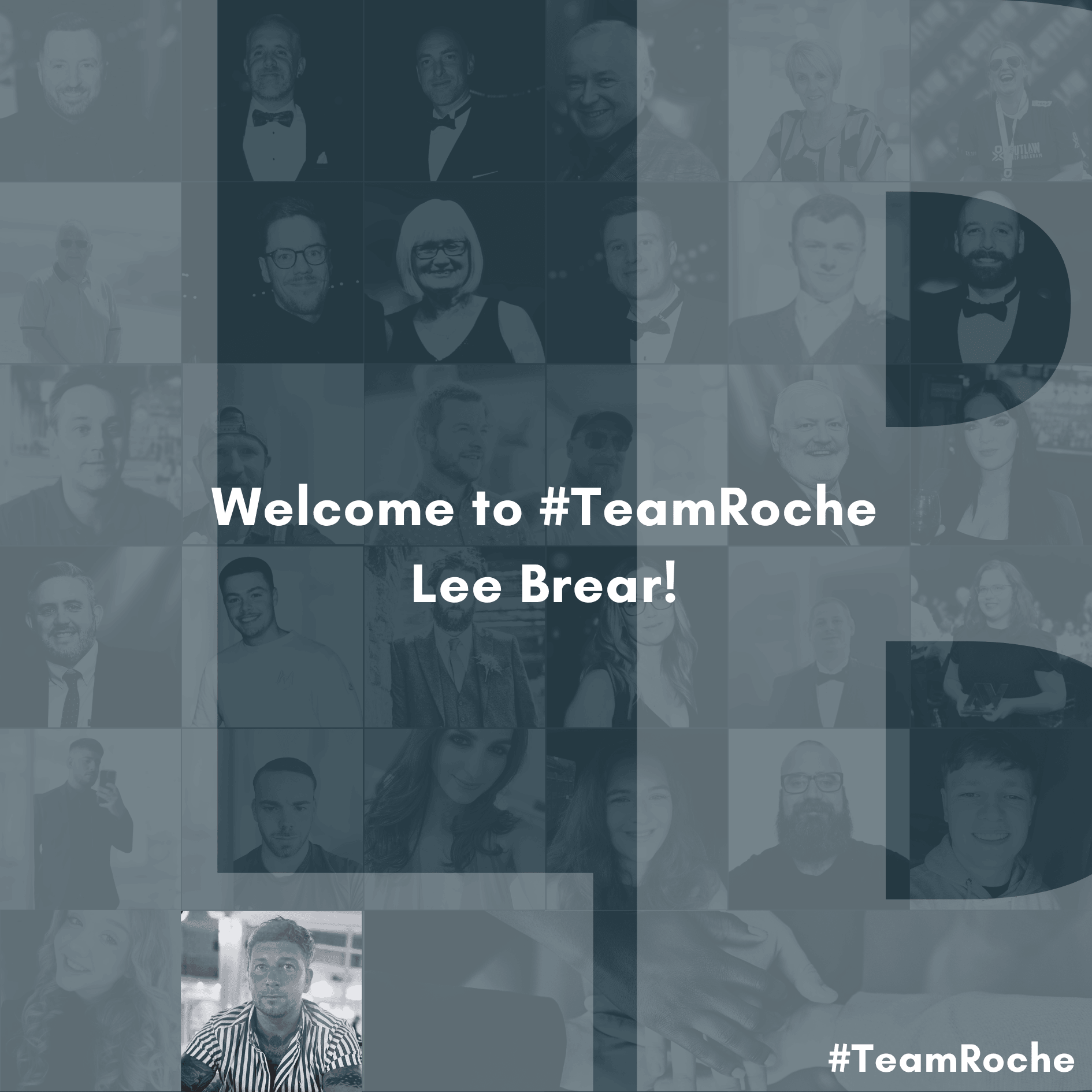 Welcome to #TeamRoche Lee Brear!