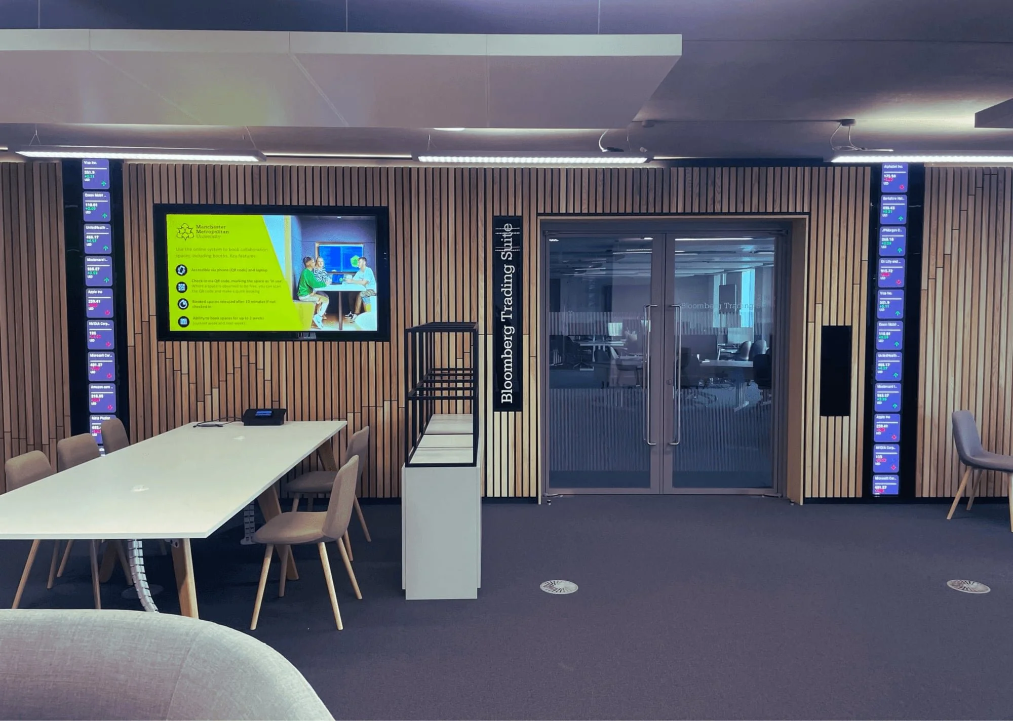 Bloomberg Trading Suite at Manchester Met