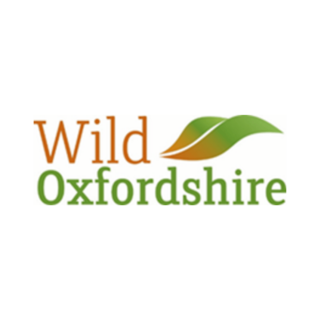 Logo with the text 'Wild Oxfordshire' and a green leaf graphic.