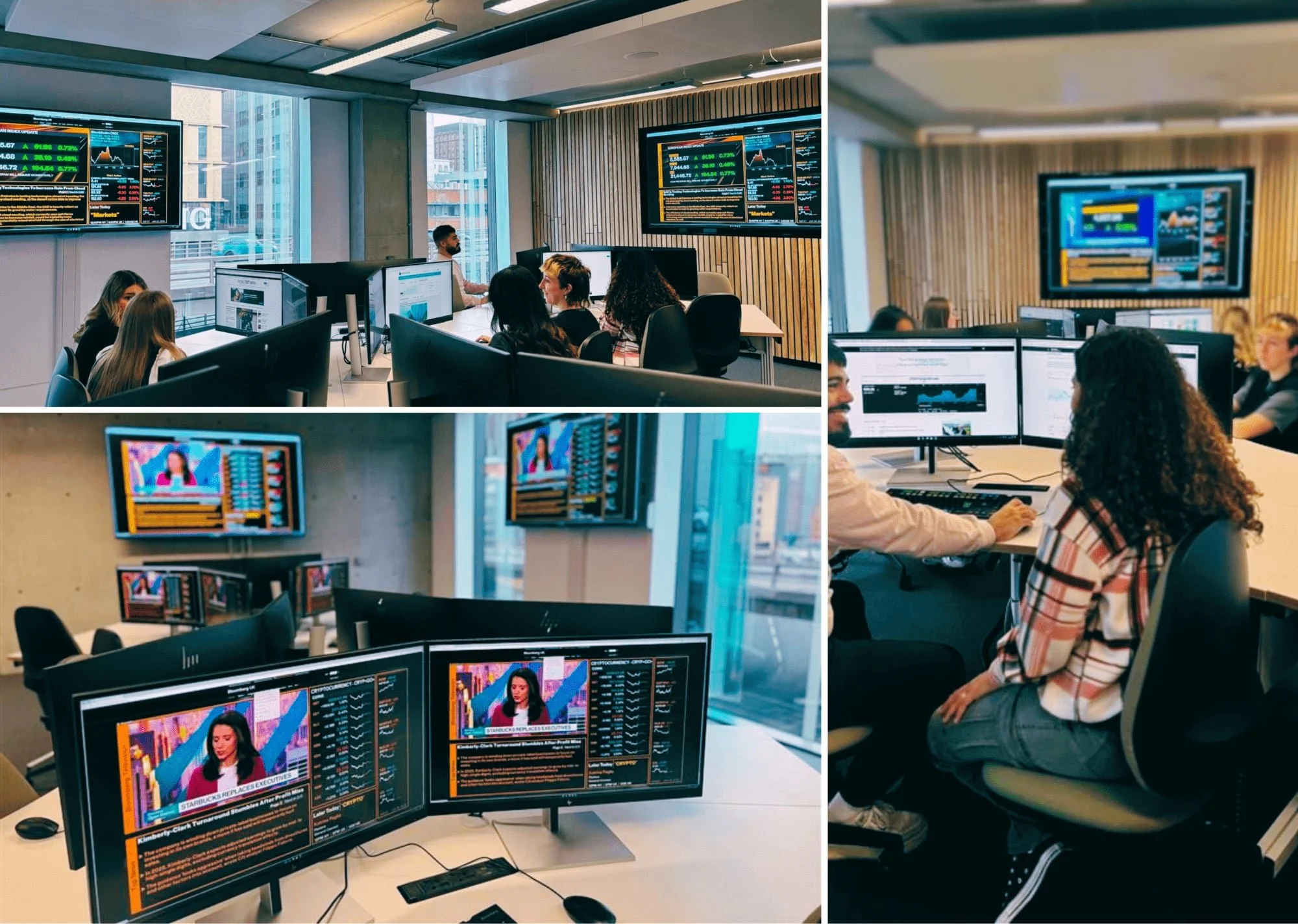 Bloomberg Trading Suite at Manchester Met