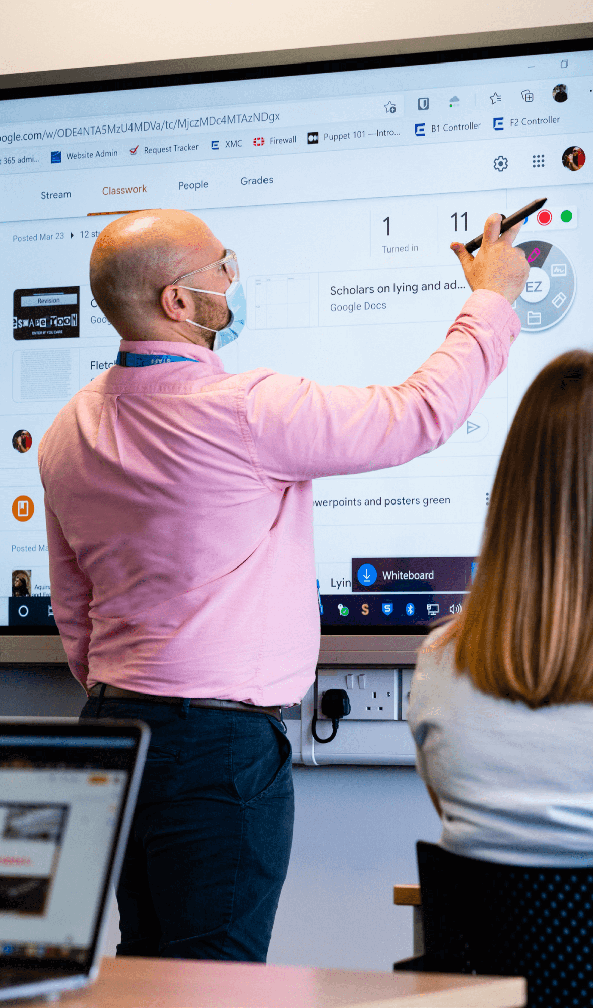 Project Snapshot: 74 BenQ Touchscreen installations at Burnley College