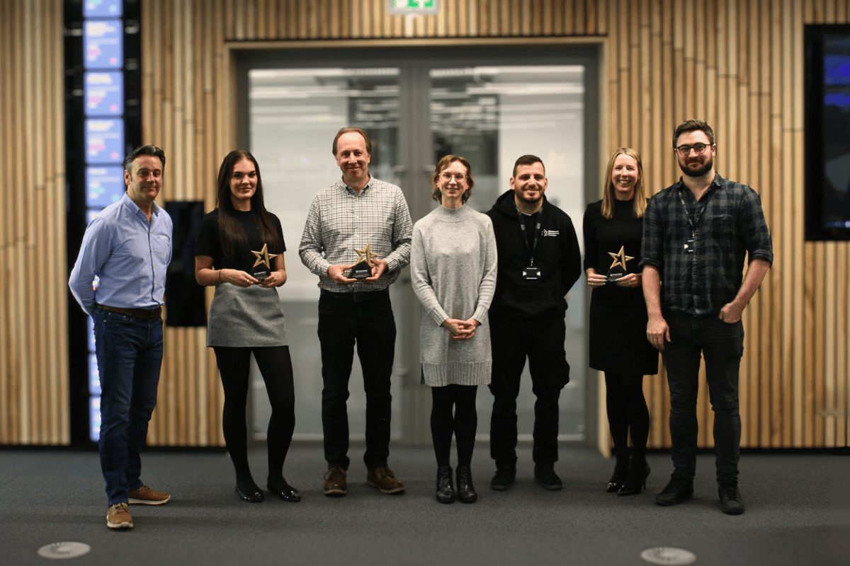  Paul Nicholson, Milly Bake, Dan Hall, Cara Cartwright, Phil Murphy, Hannah Holmes &amp; Nathan Towell. 