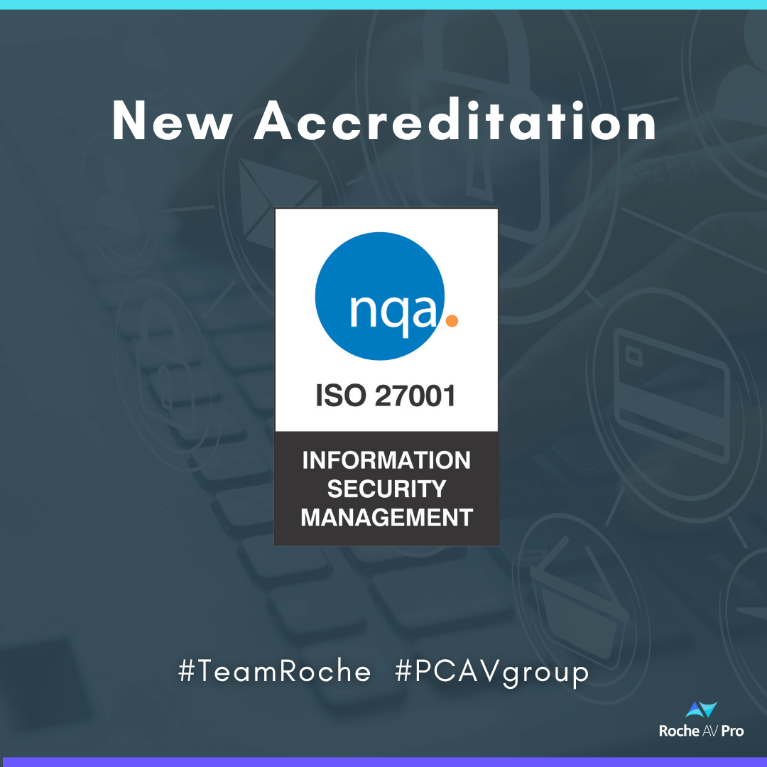 New Accreditation: ISO 27001
