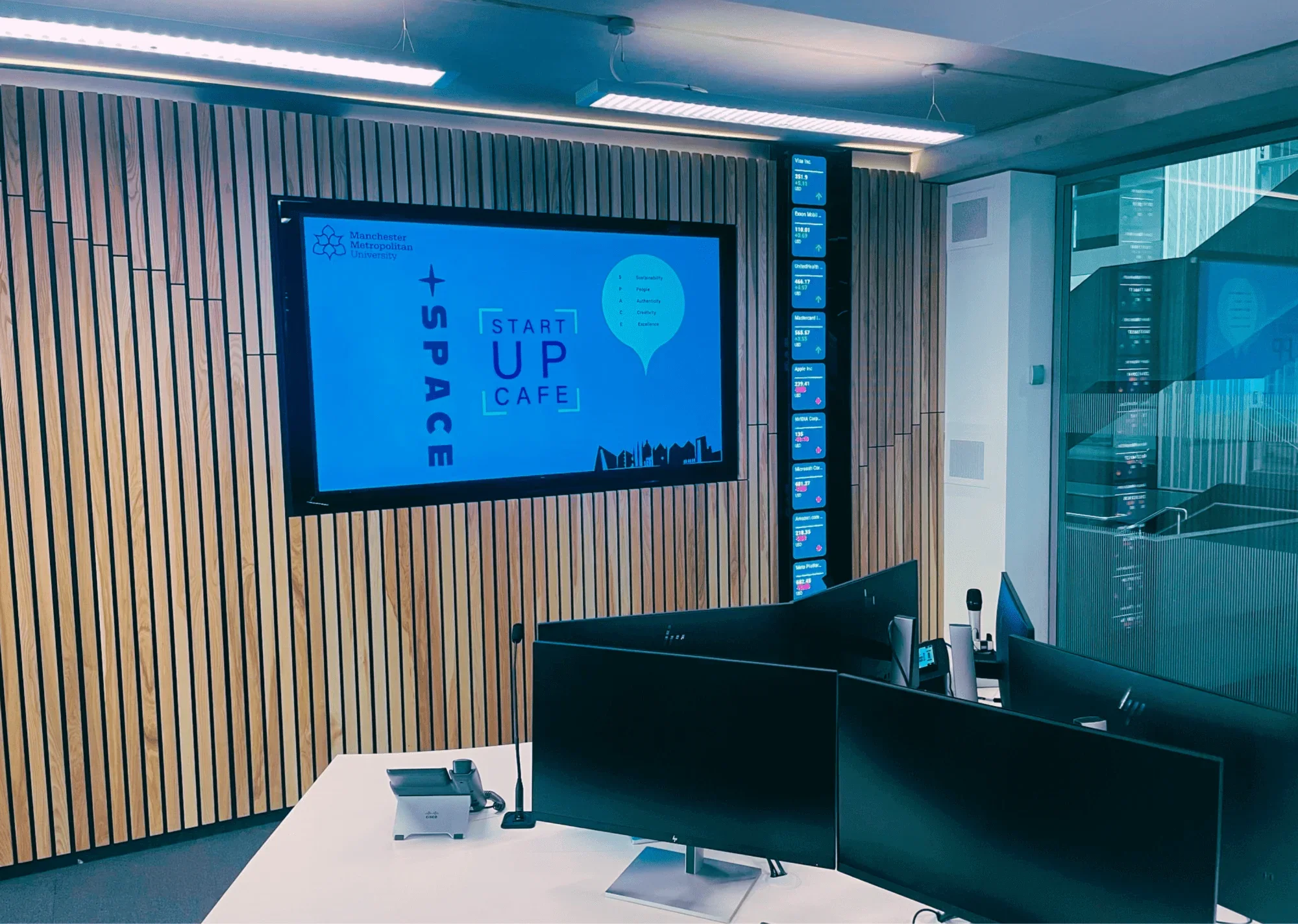 Bloomberg Trading Suite at Manchester Met