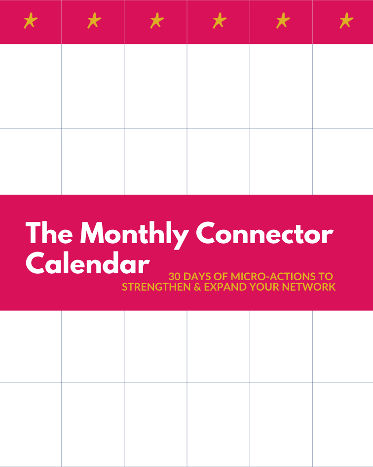 Free Downloadable Resource: The Monthly Connector Calendar