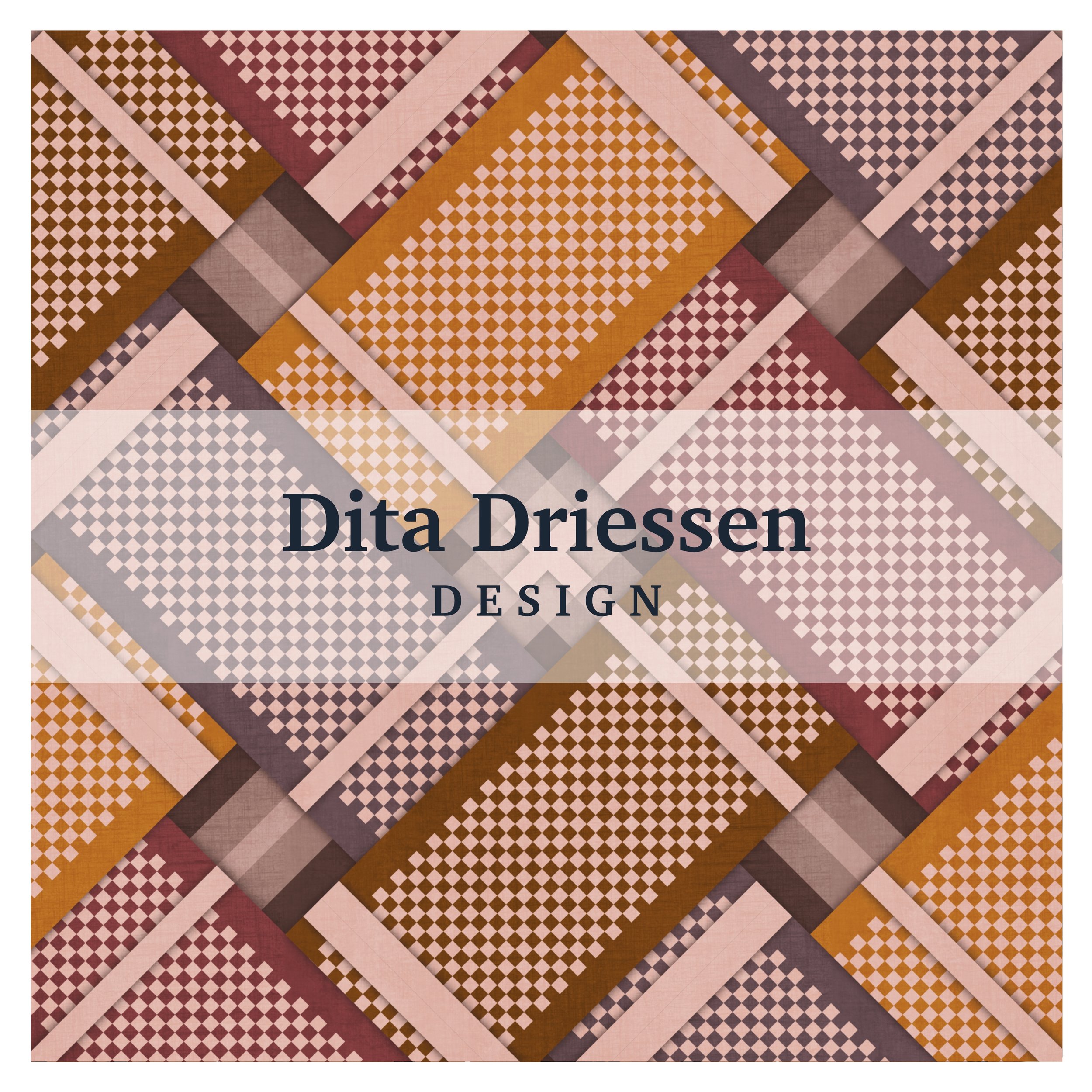 Inspired by woven textile and Ichimatsu pattern