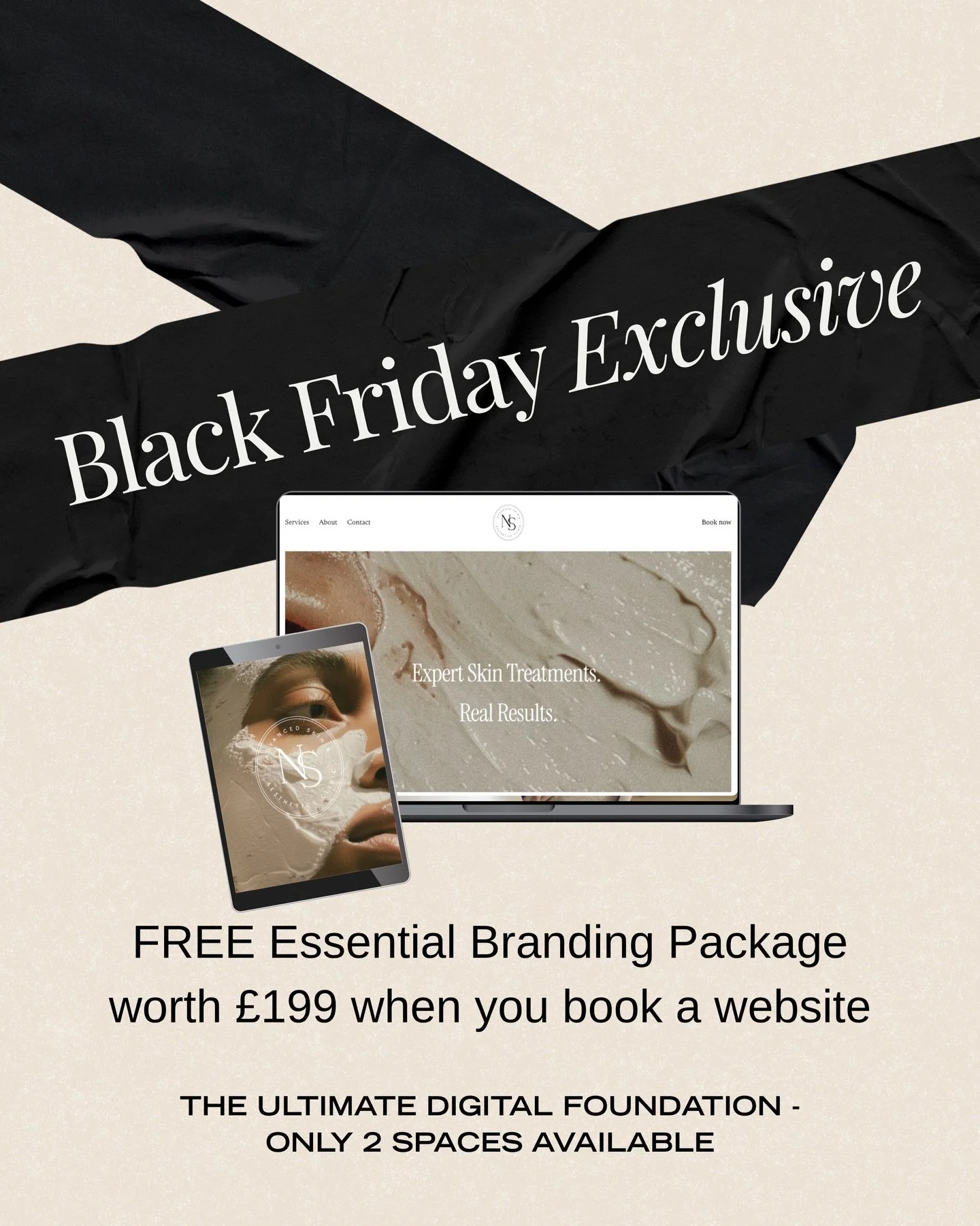 ✨ I wanted to make sure this offer actually elevates your business - not just another discount.

When you book a Squarespace website, you&rsquo;ll get my Essential Branding Package FREE - everything you need to make your online presence cohesive, pol