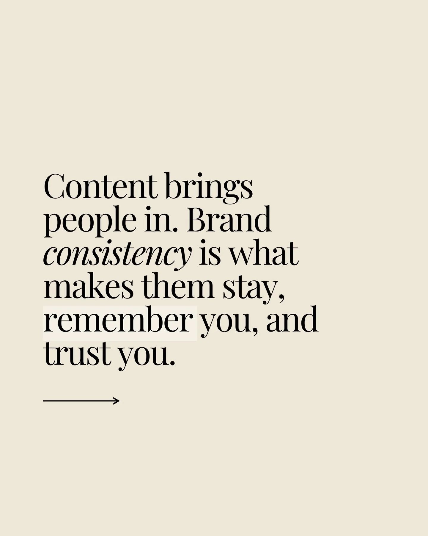 Content brings people in. Brand consistency is what makes them stay, remember you, and trust you.

You can post great reels, photos, and helpful tips&hellip; but if every touchpoint of your business feels different, people won&rsquo;t connect the dot