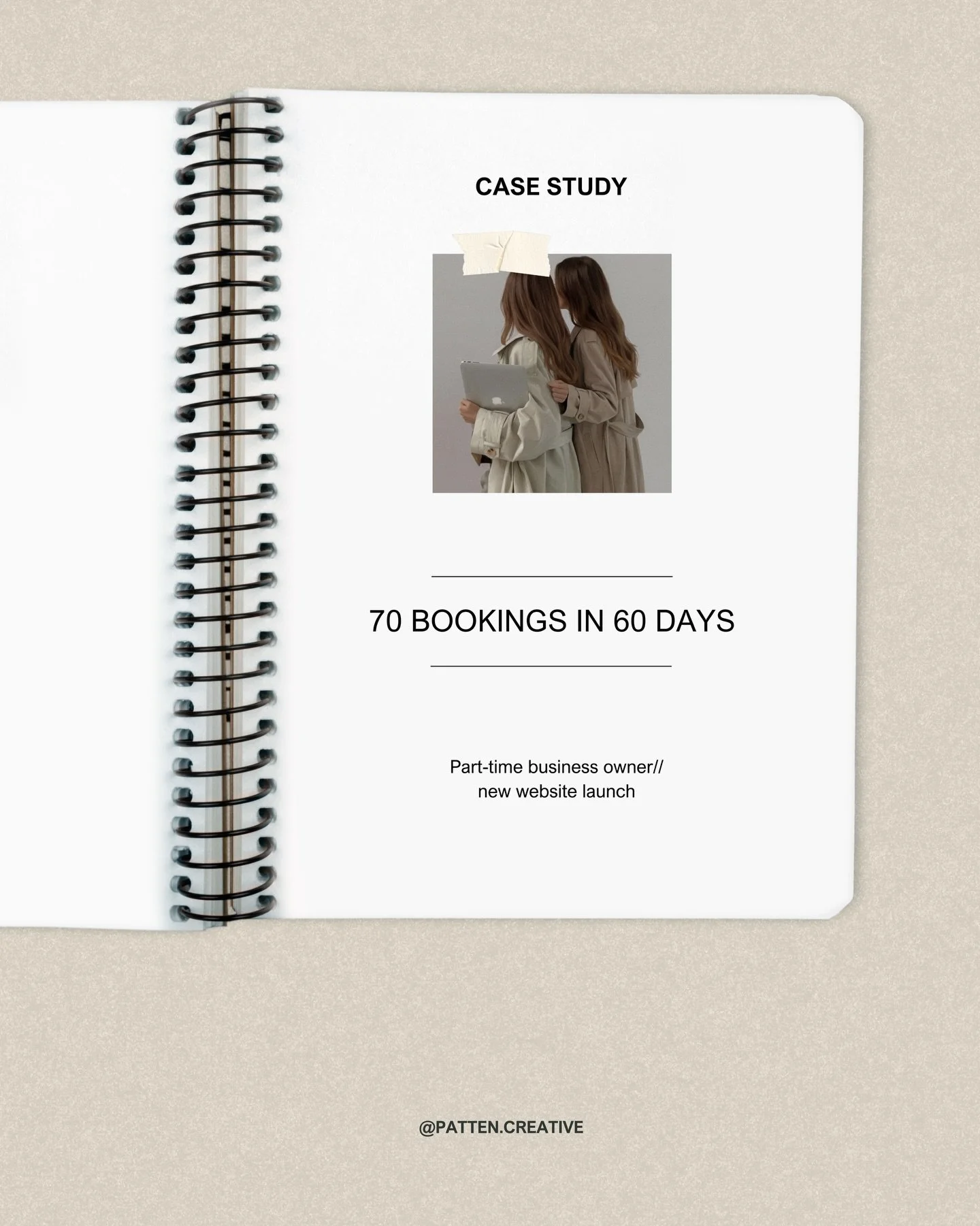 70 bookings in 60 days. No manual DMs required 📈

One of my clients launched her part-time creative business website in early December. The goal was simple: Automate the admin and simplify the booking process.

She didn&rsquo;t have the time to be h