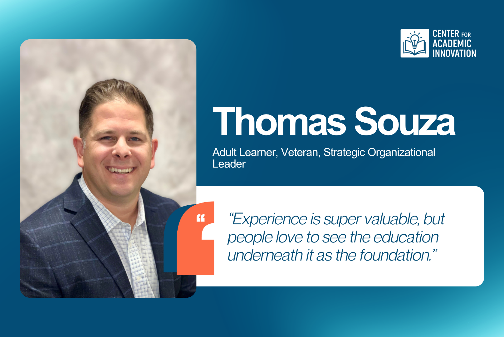 Thomas Souza: Building the Bridge Between Service and What Comes Next