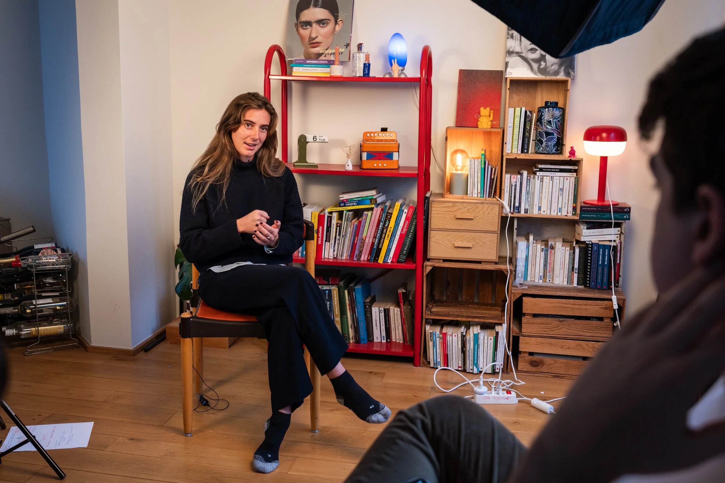 Interview with Adelaide Charlier, co-Founder of the Youth for Climate movement in Belgium, in Brussels, Belgium