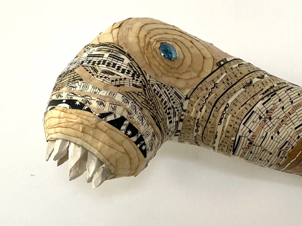 lamprey,  we are all connected, Summit of the Bay ll, commission from the Passamaquody Nation