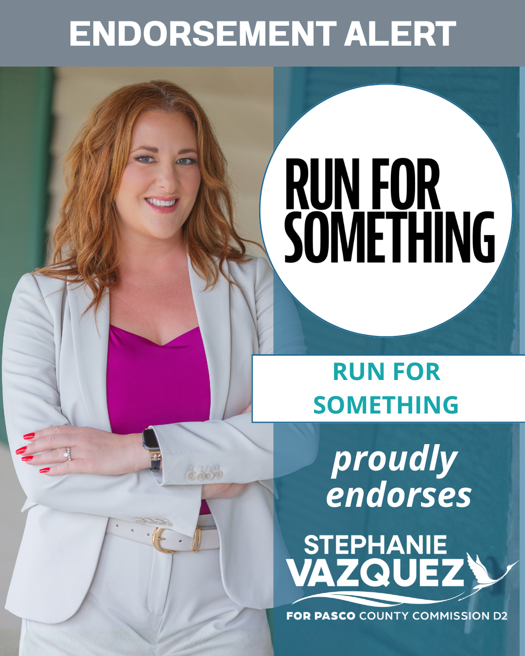 Run for Something Endorses Stephanie Vazquez for Pasco County Commission District 2