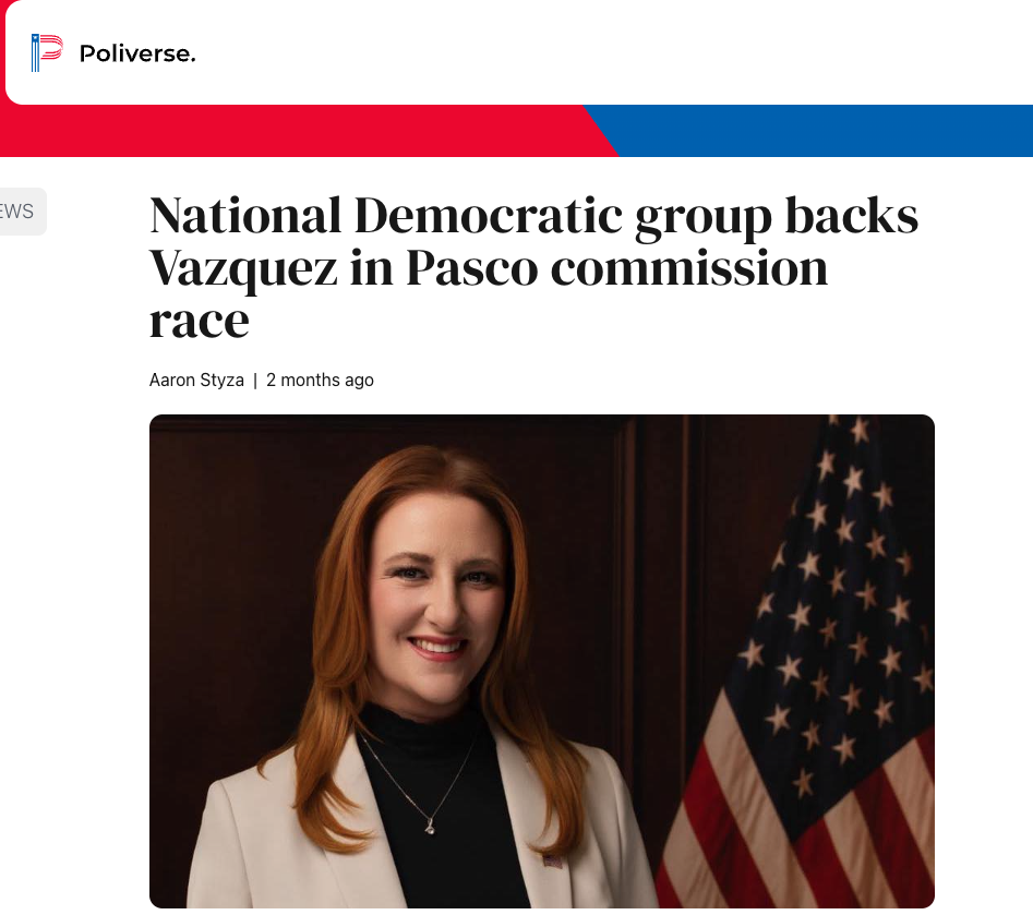 Stephanie Vazquez Endorsed by Her Bold Move