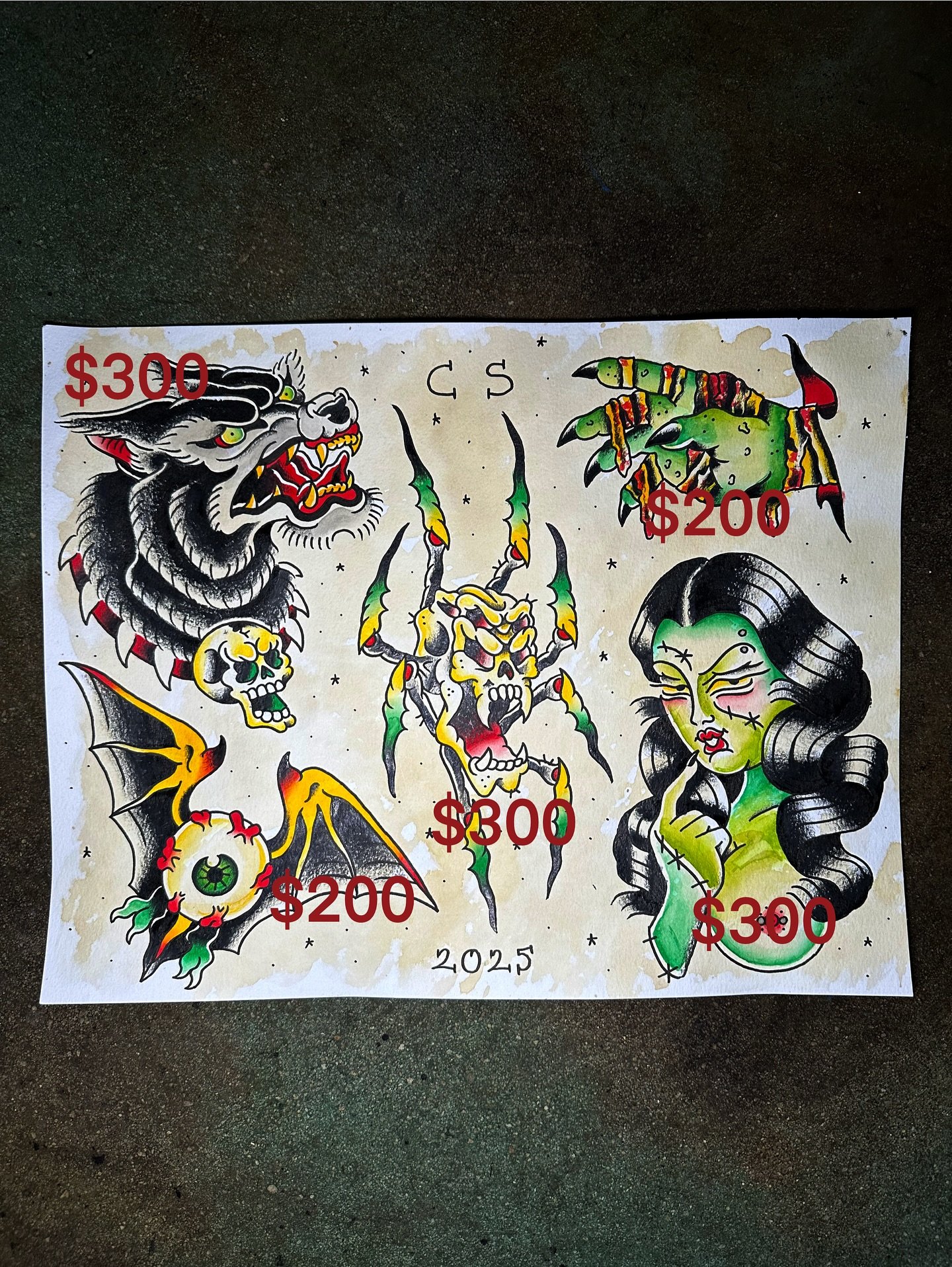 HALLOWEEN FLASH EVENT 10/31-11/2!!!🎃👻💀
For this Halloween season, we&rsquo;ve put together some sheets of some festive flash that we&rsquo;re going to be running specials on for Halloween Weekend. We&rsquo;ve got each piece individually priced at 