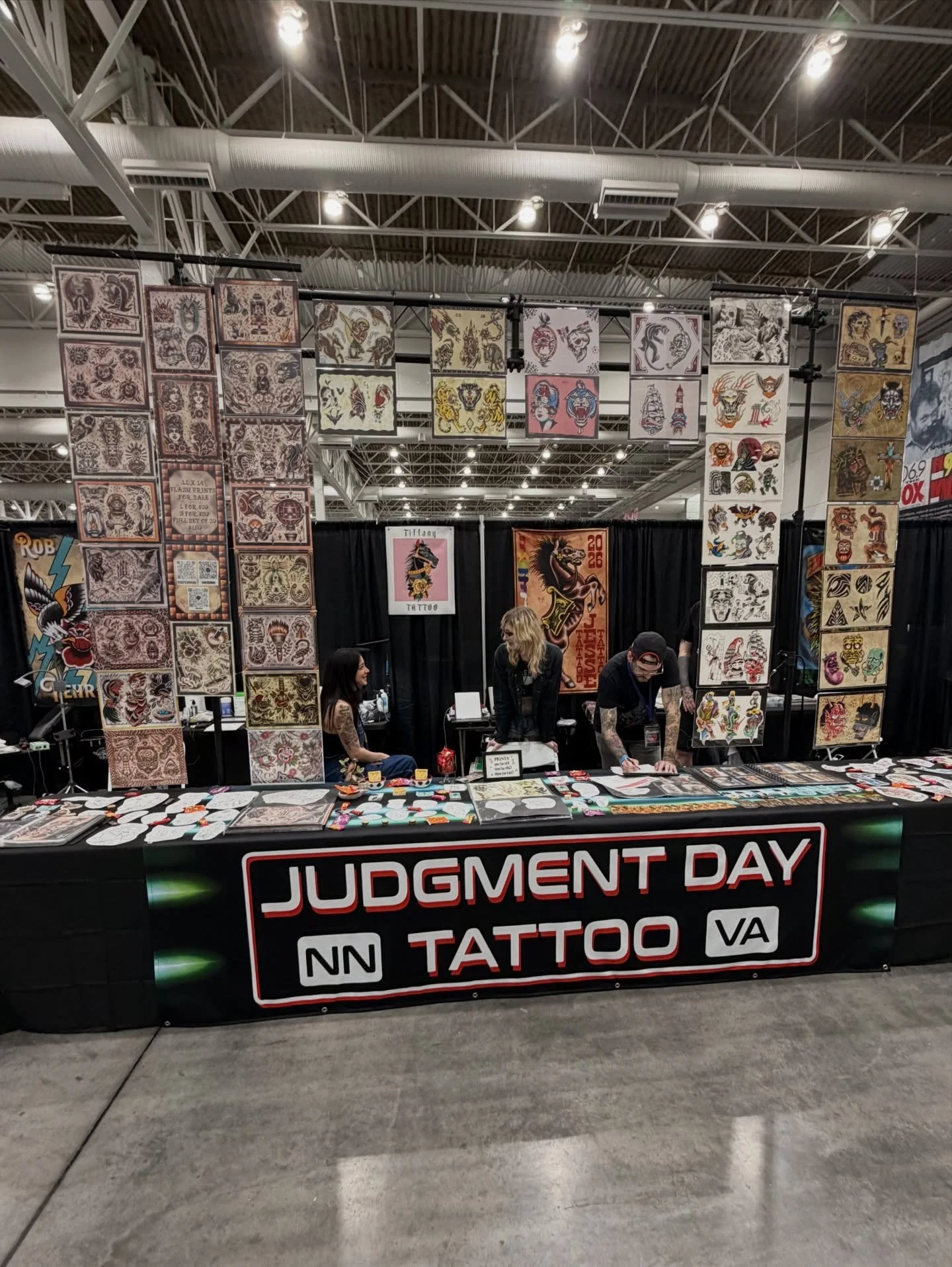 Amazing weekend at the Hampton Roads Tattoo Expo. Thank you so much to everyone who came out and got tattooed, bought some flash, or stopped by the booth to say hey. It&rsquo;s was a great time catching up with old friends and getting to meet so many