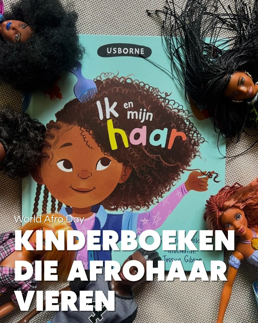 Als klein meisje had ik heel weinig toegang tot boeken waarin zwarte meisjes met afrohaar voorkwamen. En zeker geen boeken die de verschillende kapsels binnen mijn haartype vierden. Gelukkig veranderen de tijden. Inmiddels zijn er veel meer boeken di