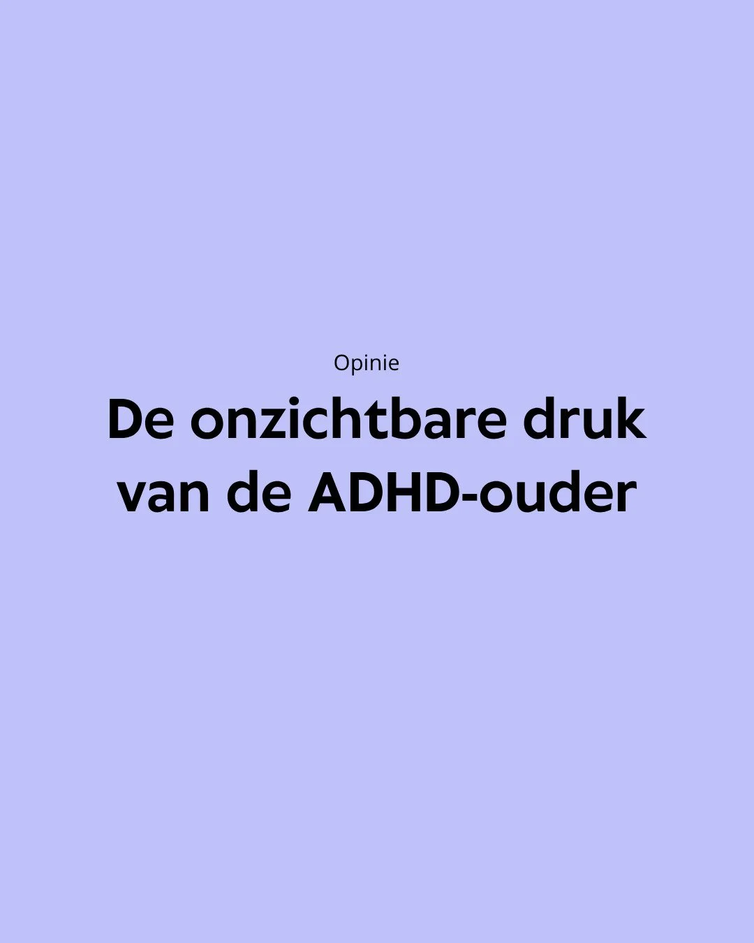 Het is vandaag Wereld ADHD bij Vrouwen Dag. Smack dab in het midden van ADHD Awareness Month! De hele maand oktober draait om (nog meer) aandacht en bewustwording rond ADHD.

En omdat sommige dingen helaas nog steeds niet veranderd zijn, haal ik graa