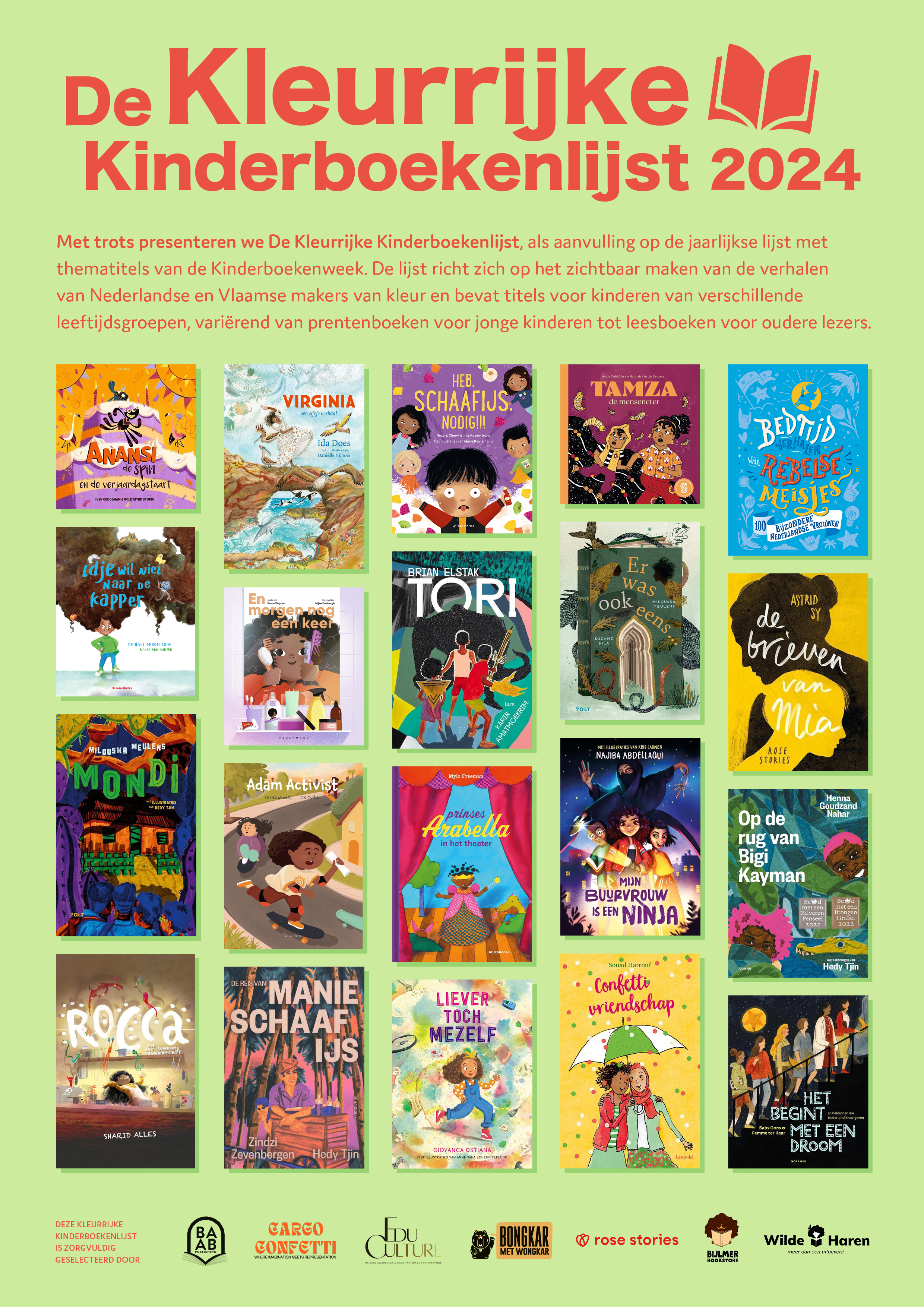 Kleurrijke Kinderboekenlijst