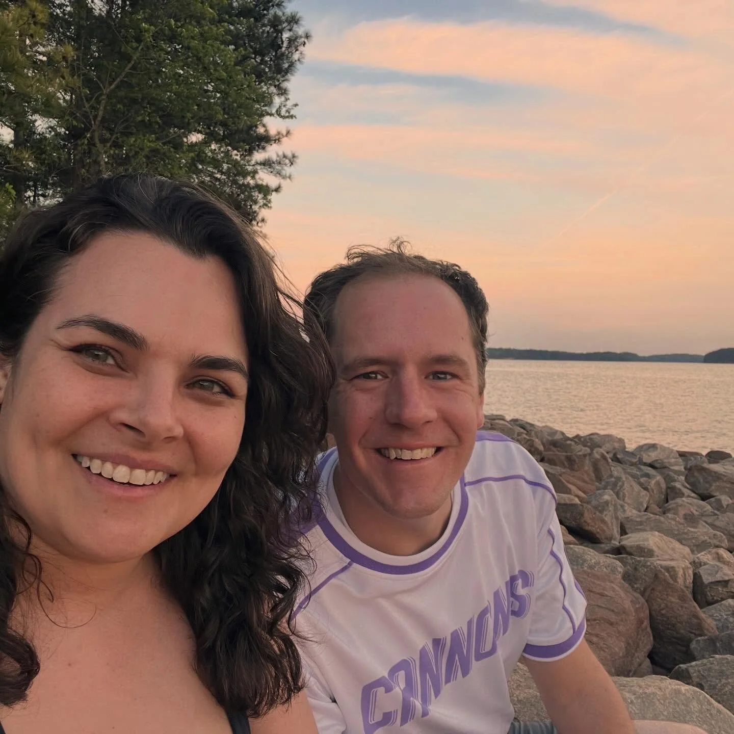 Sunset at the beach by our new home 🌅