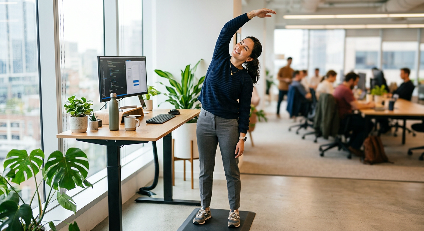 Desk Stretches to Reduce Tension