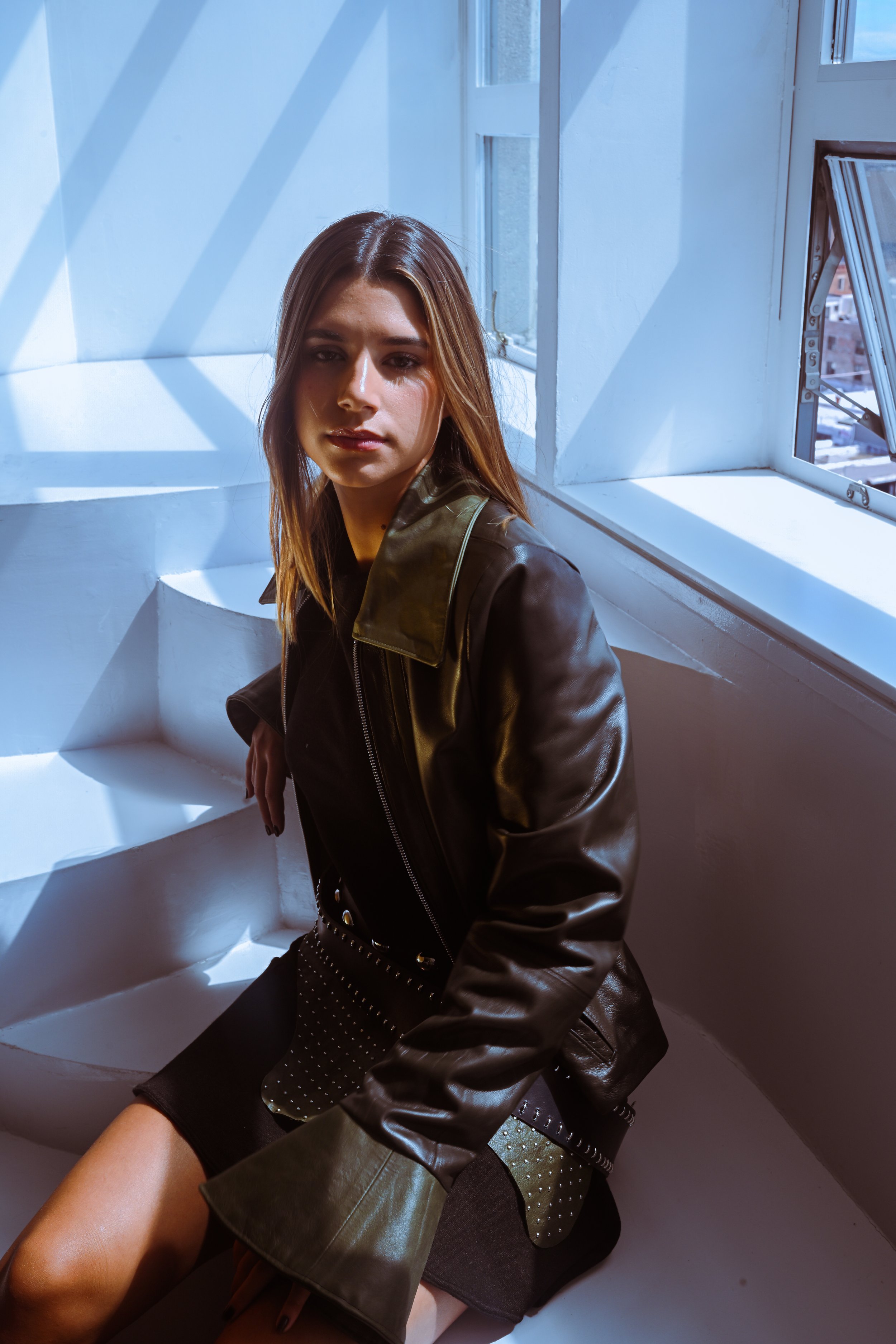 Curl Jacket in Nappa Leather