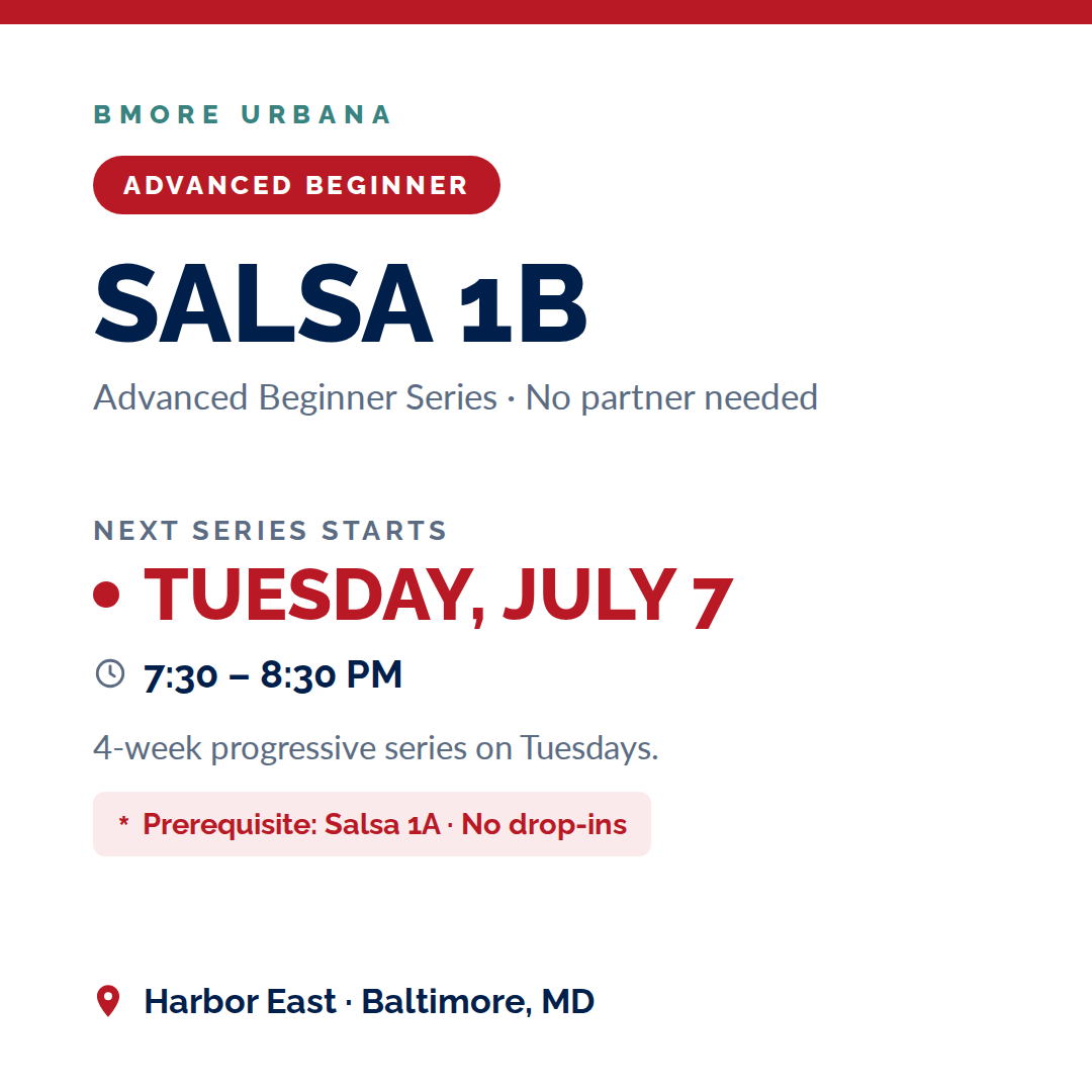 Salsa 1B Series - Advanced Beginners