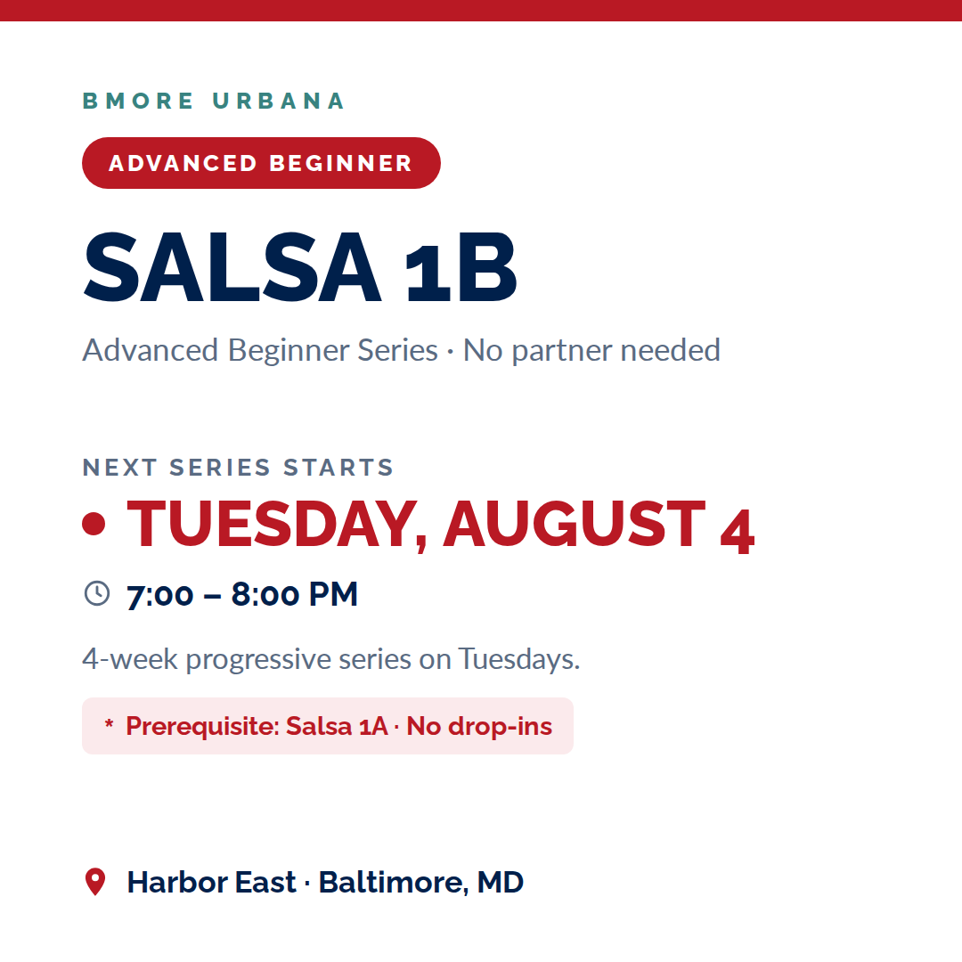 Salsa 1B Series - Advanced Beginners