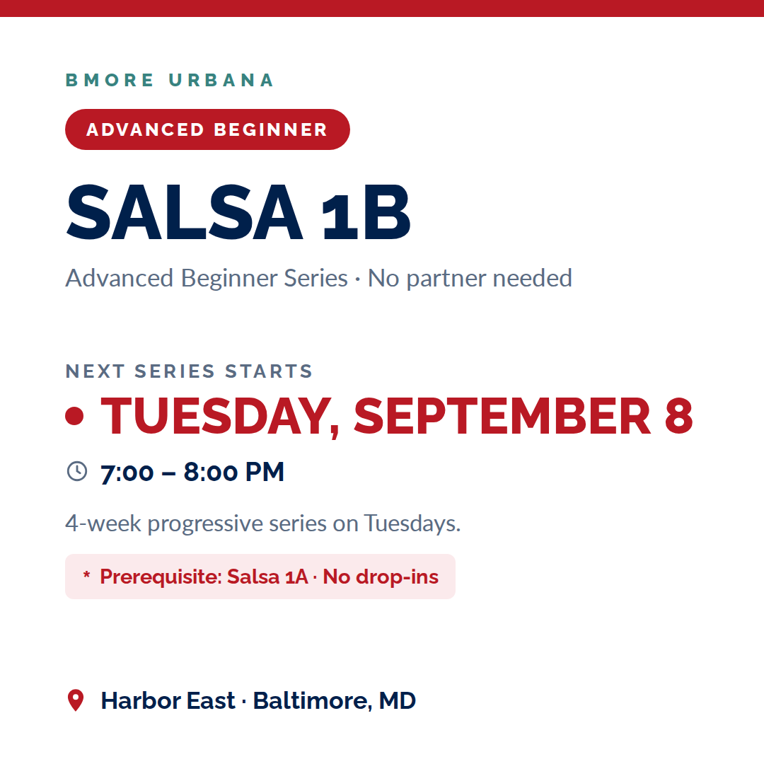 Salsa 1B Series - Advanced Beginners