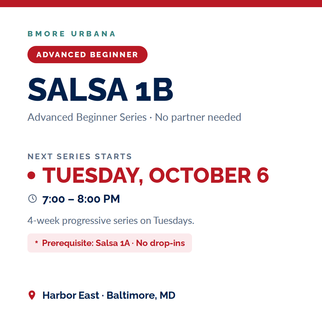 Salsa 1B Series - Advanced Beginners