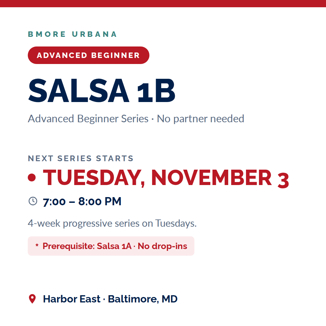 Salsa 1B Series - Advanced Beginners