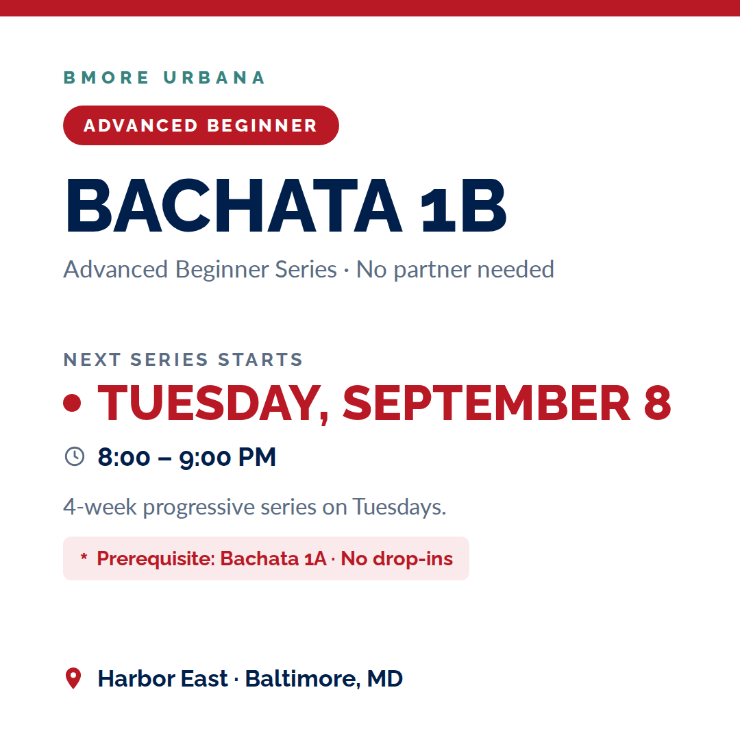 Bachata 1B Series - Advanced Beginners